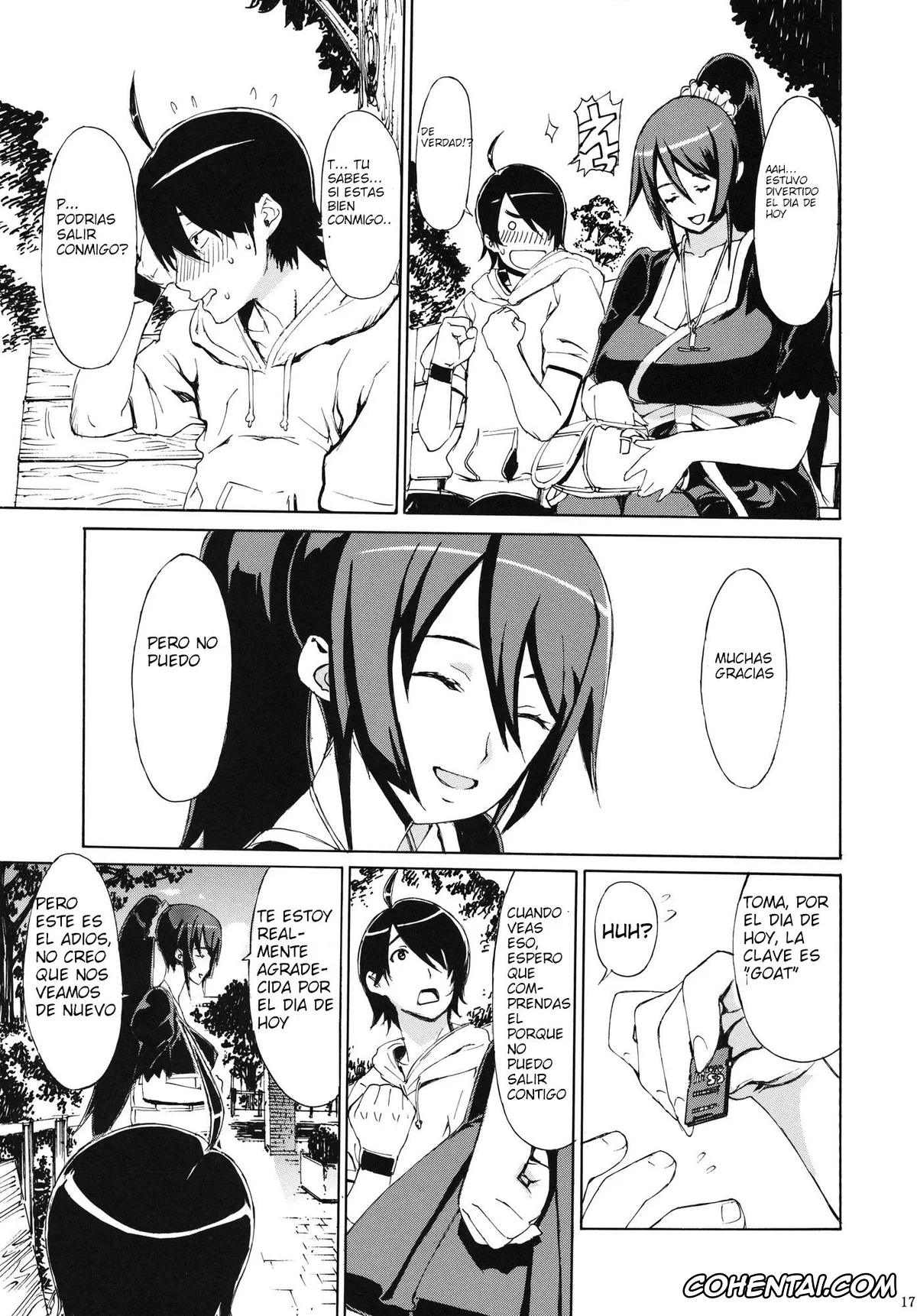 Bakemonogatari xxx, Hitagi Senjougahara xxx, Leopard Hon 18 (Bakemonogatari), pagina 16