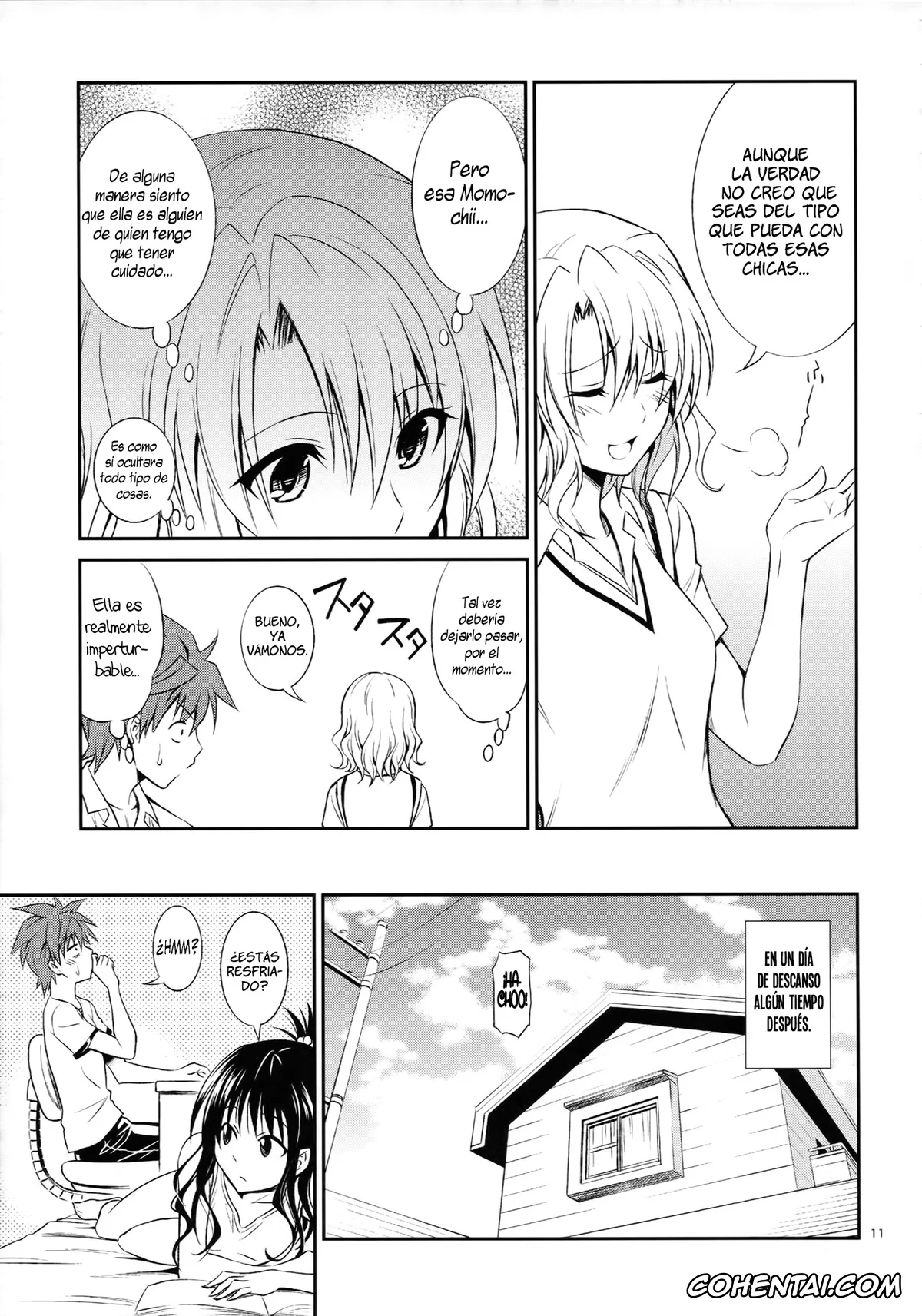 To Love-Ru porno, Risa Momioka porno, Rito Yuuki porno, Momioka no Hatsujou (To Love-Ru), pagina 11