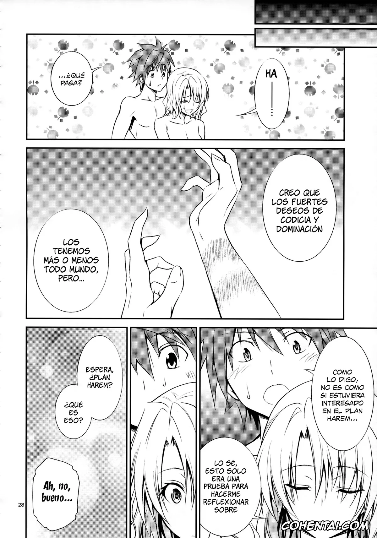 To Love-Ru xxx, Risa Momioka xxx, Rito Yuuki xxx, Momioka no Hatsujou (To Love-Ru), pagina 28