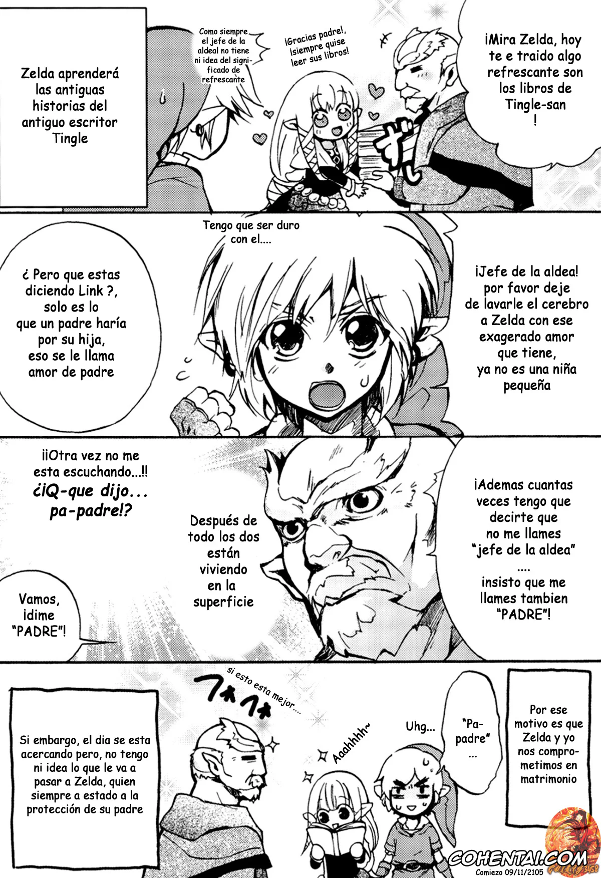 The Legend Of Zelda xxx, Link xxx, Princess Zelda xxx, Hajimete no Natsu. ~The First Summer~ (The Legend of Zelda: Skyward Sword), pagina 4