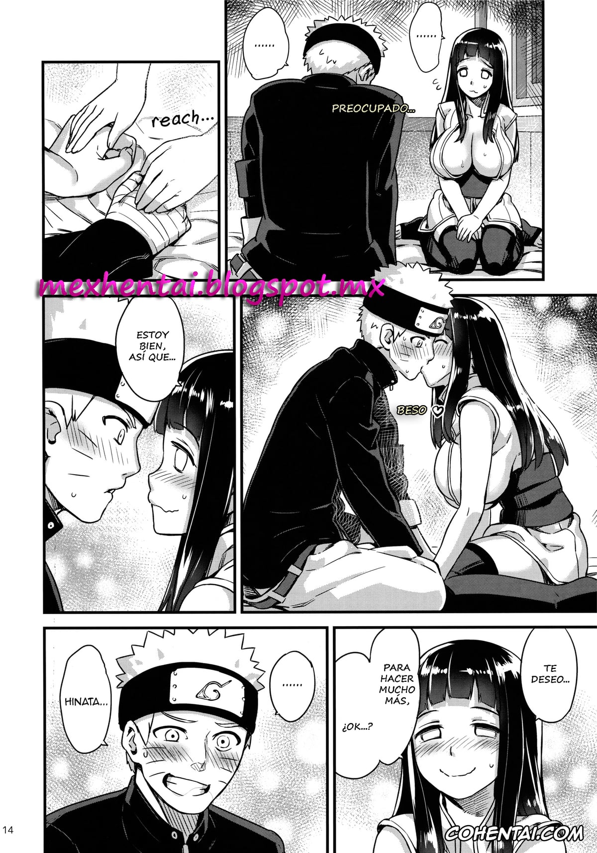 NARUTO hentai, Hinata Hyuga hentai, Naruto Uzumaki hentai, Attaka Uzumaki 2 (Naruto), pagina 12