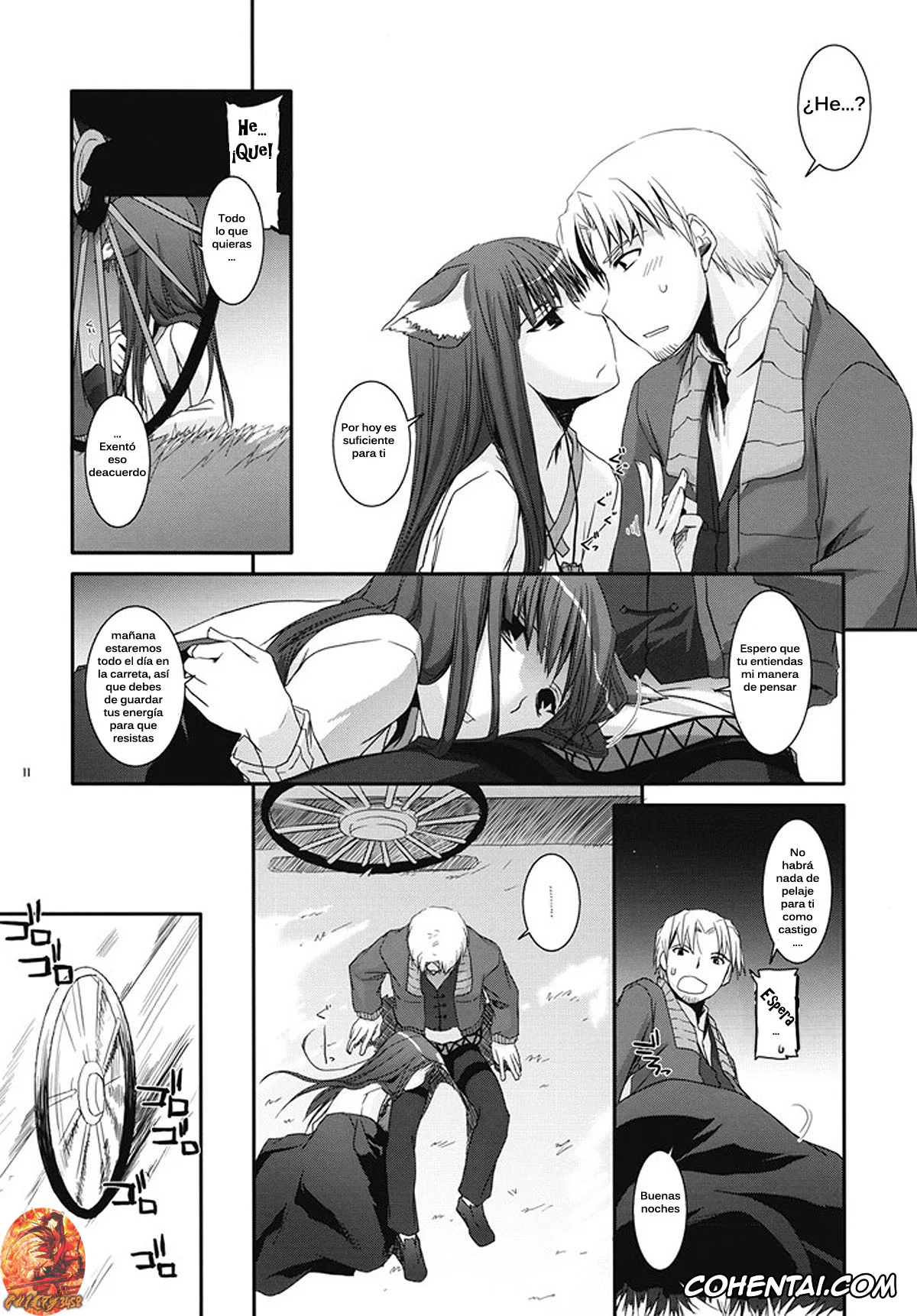 Spice And Wolf | Ookami To Koushinryou hentai, Holo hentai, Kraft Lawrence hentai, D.L. action 43 (Ookami to Koushinryou), pagina 9