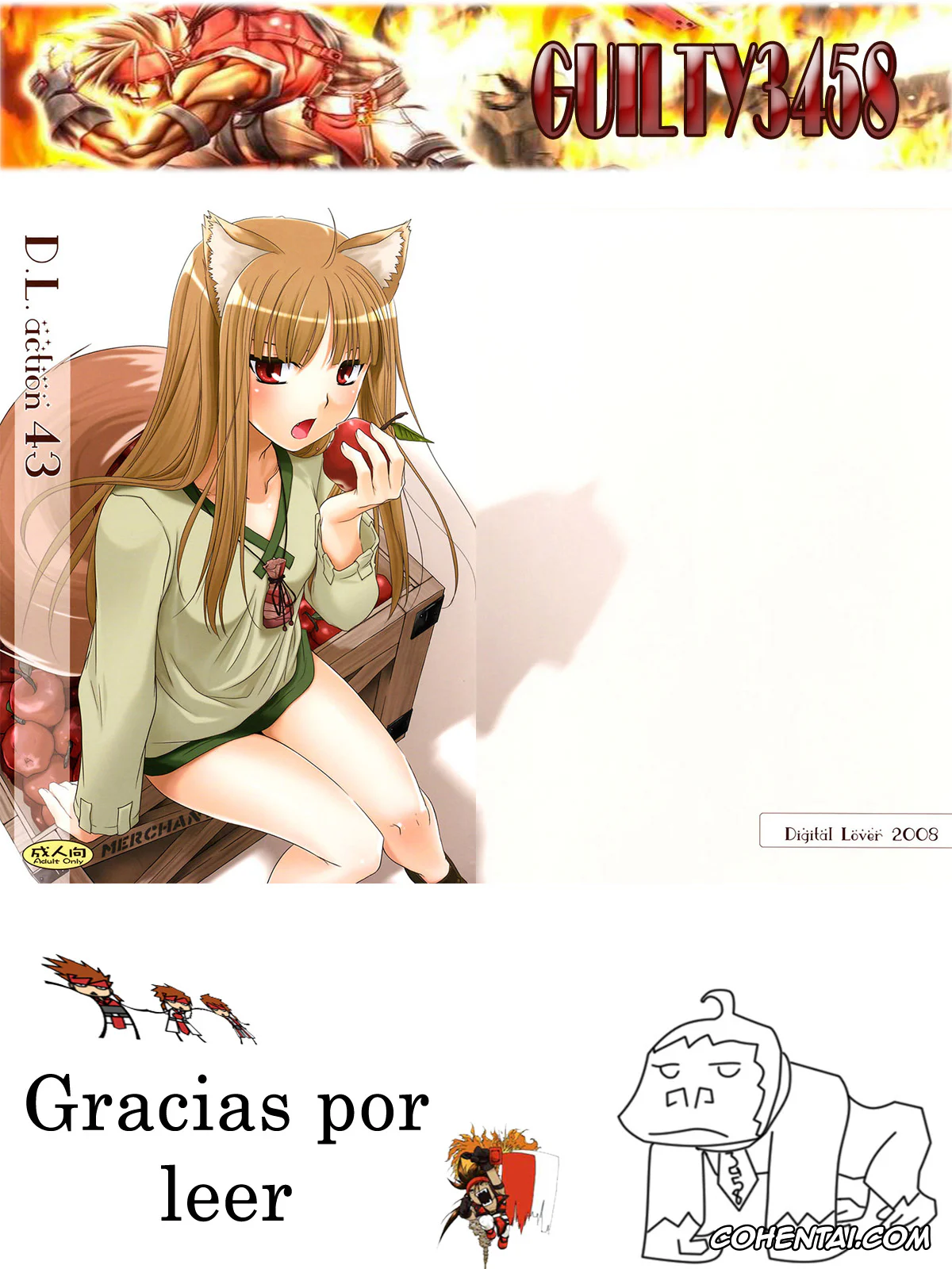 Spice And Wolf | Ookami To Koushinryou xxx, Holo xxx, Kraft Lawrence xxx, D.L. action 43 (Ookami to Koushinryou), pagina 34