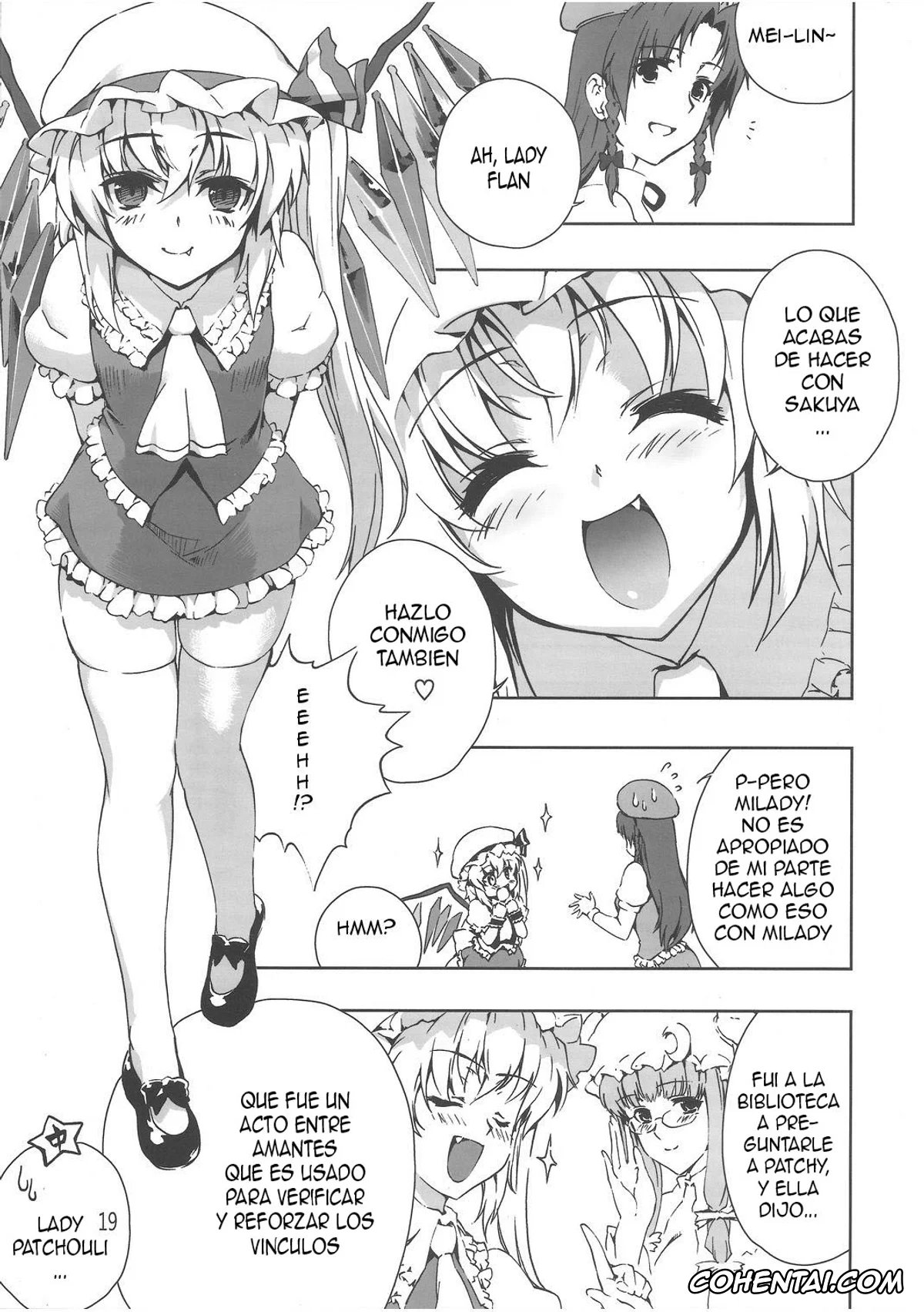 Touhou Project porno, Hong Meiling porno, Sakuya Izayoi porno, Chinese Kaichuudokei (Touhou Project), pagina 20