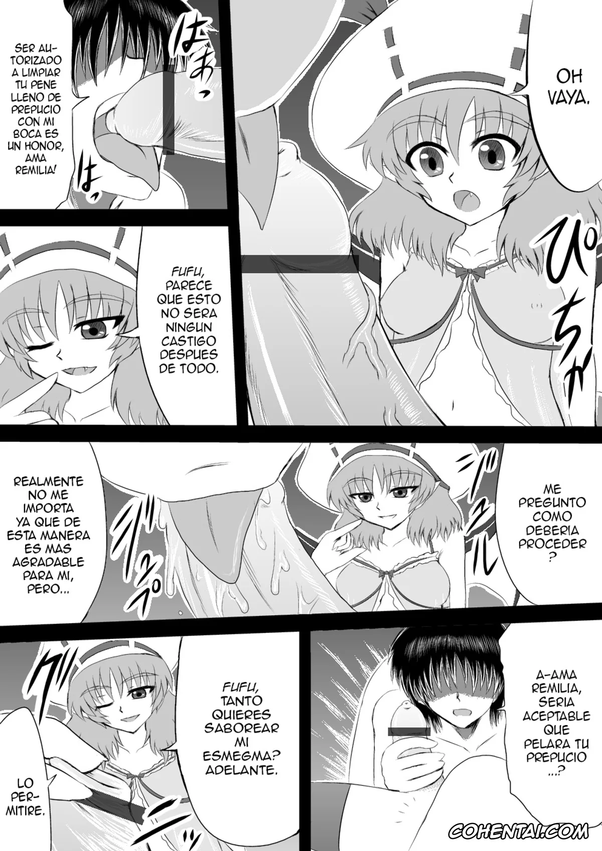 Touhou Project porno, Remilia Scarlet porno, Sou, Sonomama Nomikomi Nasai Watashi no Dorichin Gungnir (Touhou Project), pagina 5