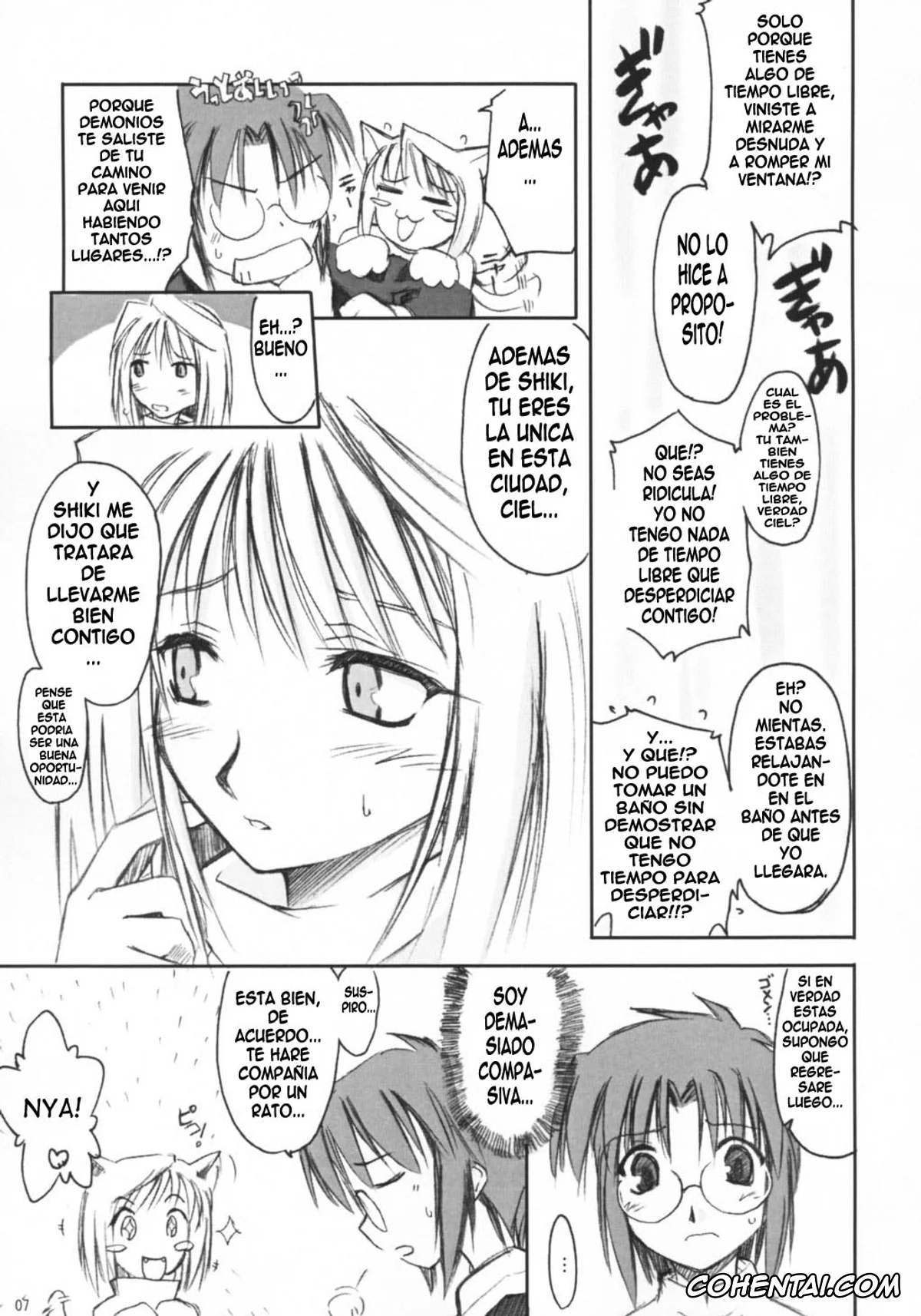 Tsukihime hentai, Arcueid Brunestud hentai, Ciel hentai, Sion Eltnam Atlasia hentai, Neko no Kyuujitsu (Tsukihime), pagina 6