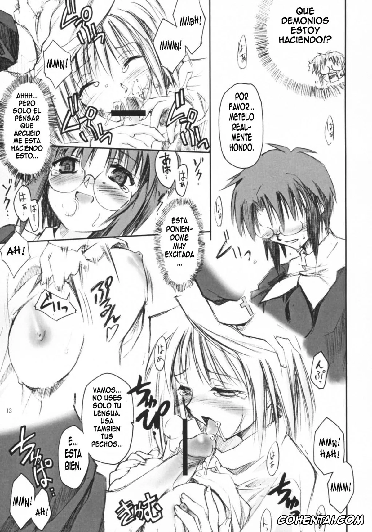Tsukihime hentai, Arcueid Brunestud hentai, Ciel hentai, Sion Eltnam Atlasia hentai, Neko no Kyuujitsu (Tsukihime), pagina 12