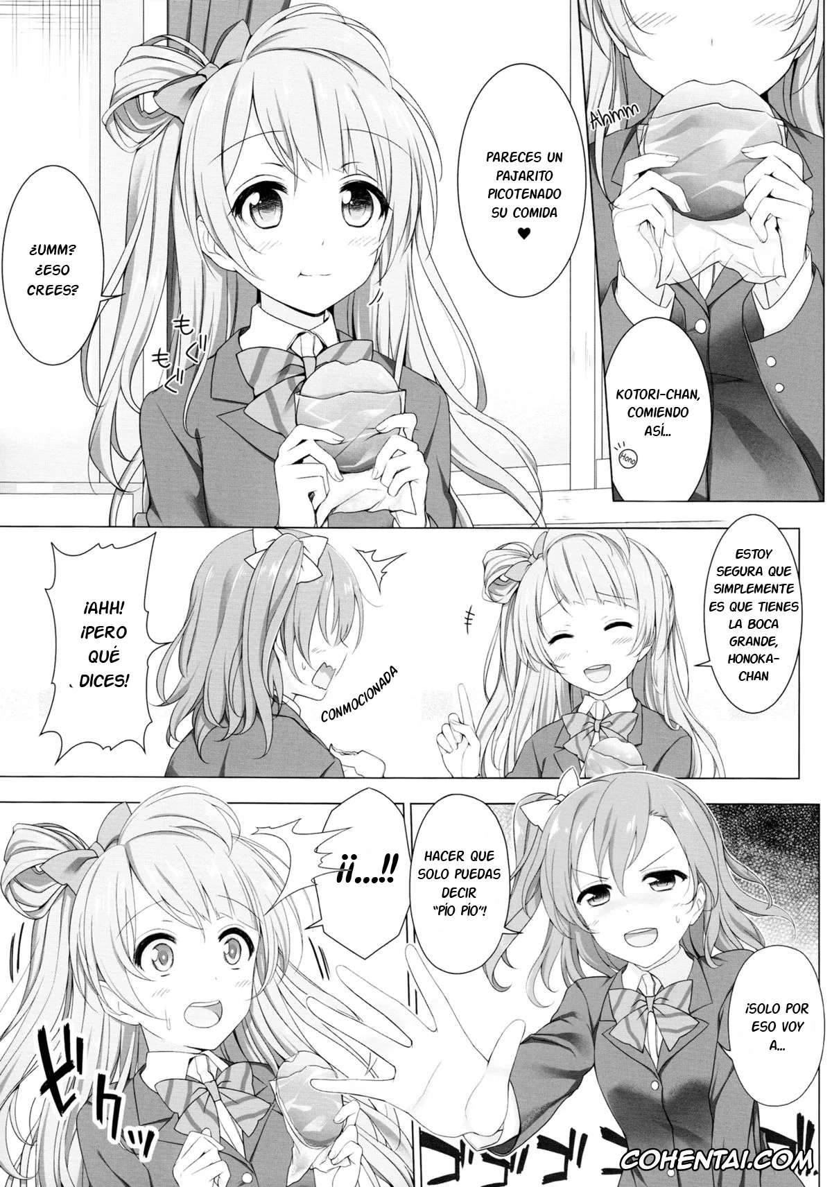 Love Live! xxx, Honoka Kosaka xxx, Kotori Minami xxx, Bird Call (Love Live!), pagina 4