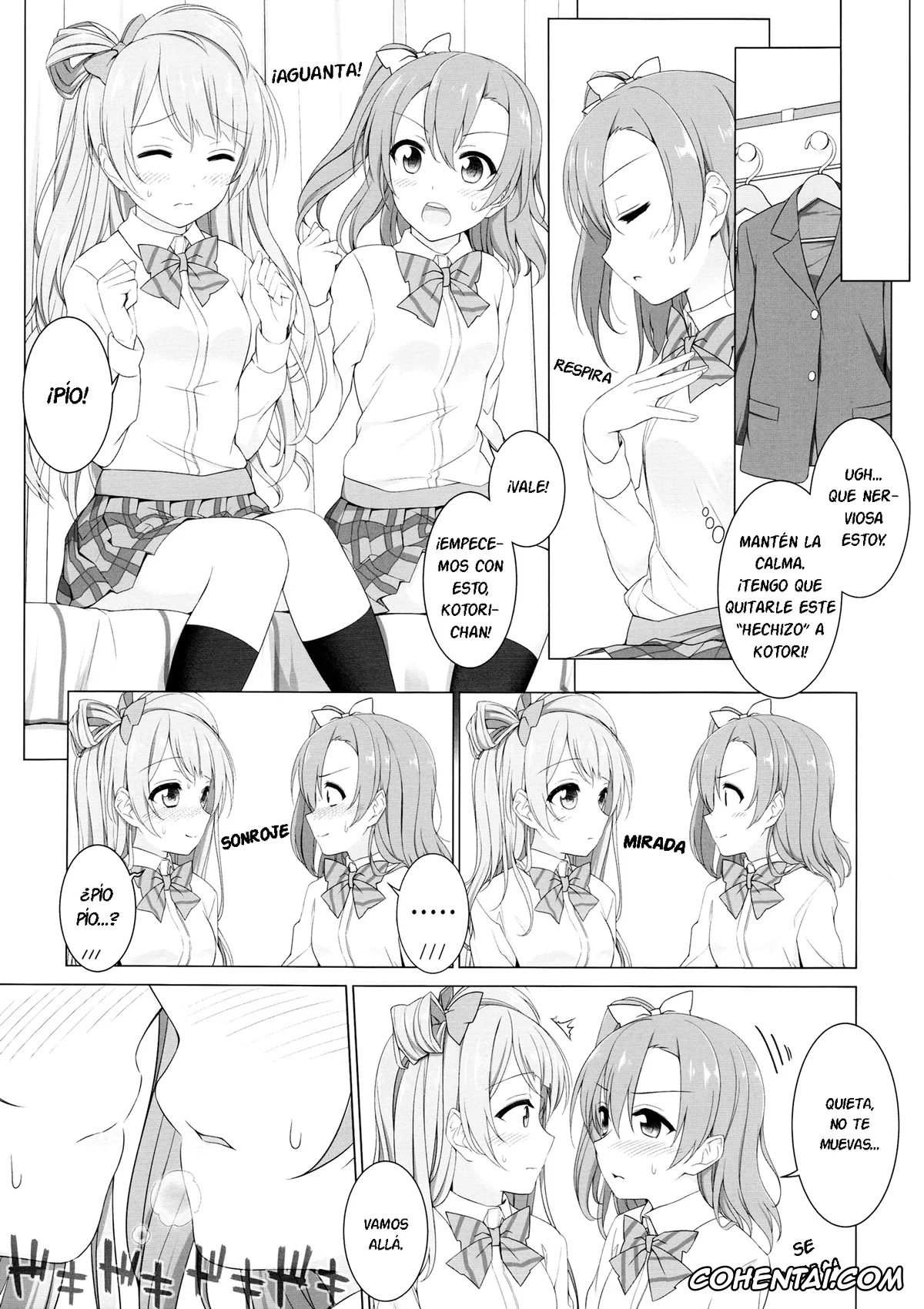 Love Live! porno, Honoka Kosaka porno, Kotori Minami porno, Bird Call (Love Live!), pagina 8
