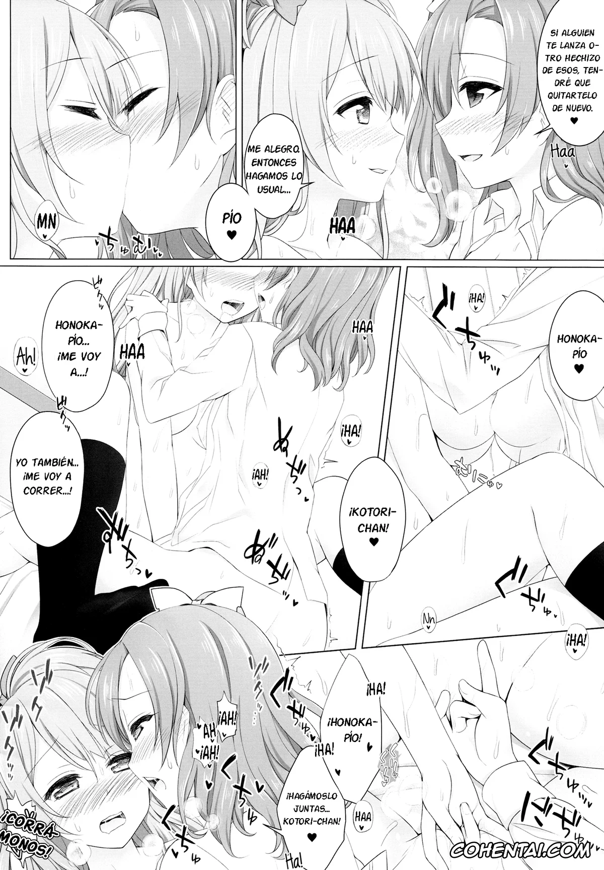 Love Live! porno, Honoka Kosaka porno, Kotori Minami porno, Bird Call (Love Live!), pagina 17