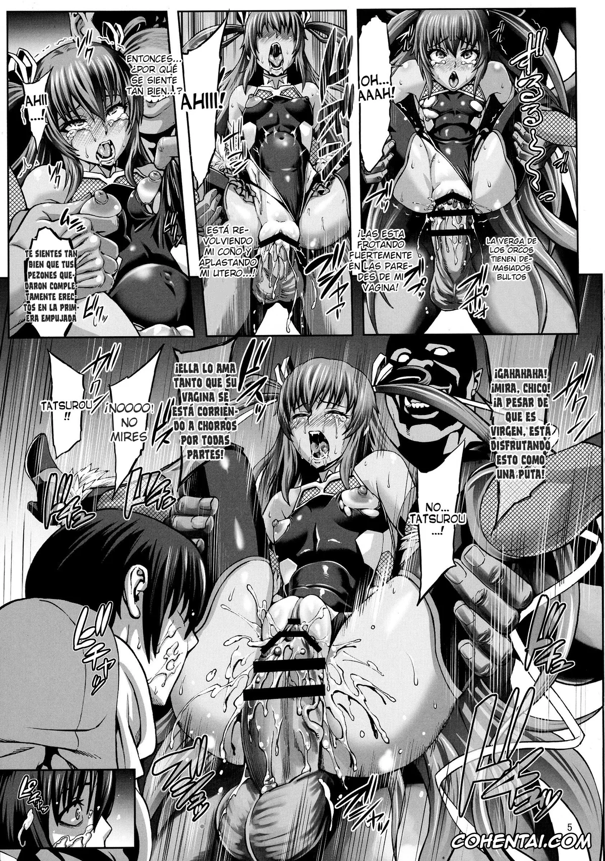 Taimanin Yukikaze xxx, Shiranui Mizuki xxx, Yukikaze Mizuki xxx, Taimanin Buta Ochi Oyako (Taimanin Yukikaze), pagina 7