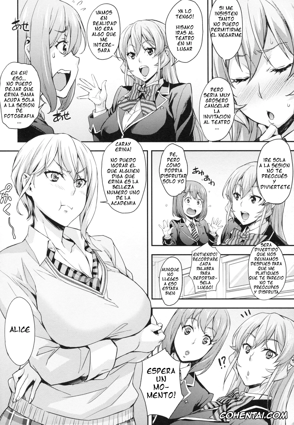 Shokugeki no Soma hentai, Alice Nakiri hentai, Erina Nakiri hentai, Nakiris Oishiku Itadakimasu (Shokugeki no Soma), pagina 6