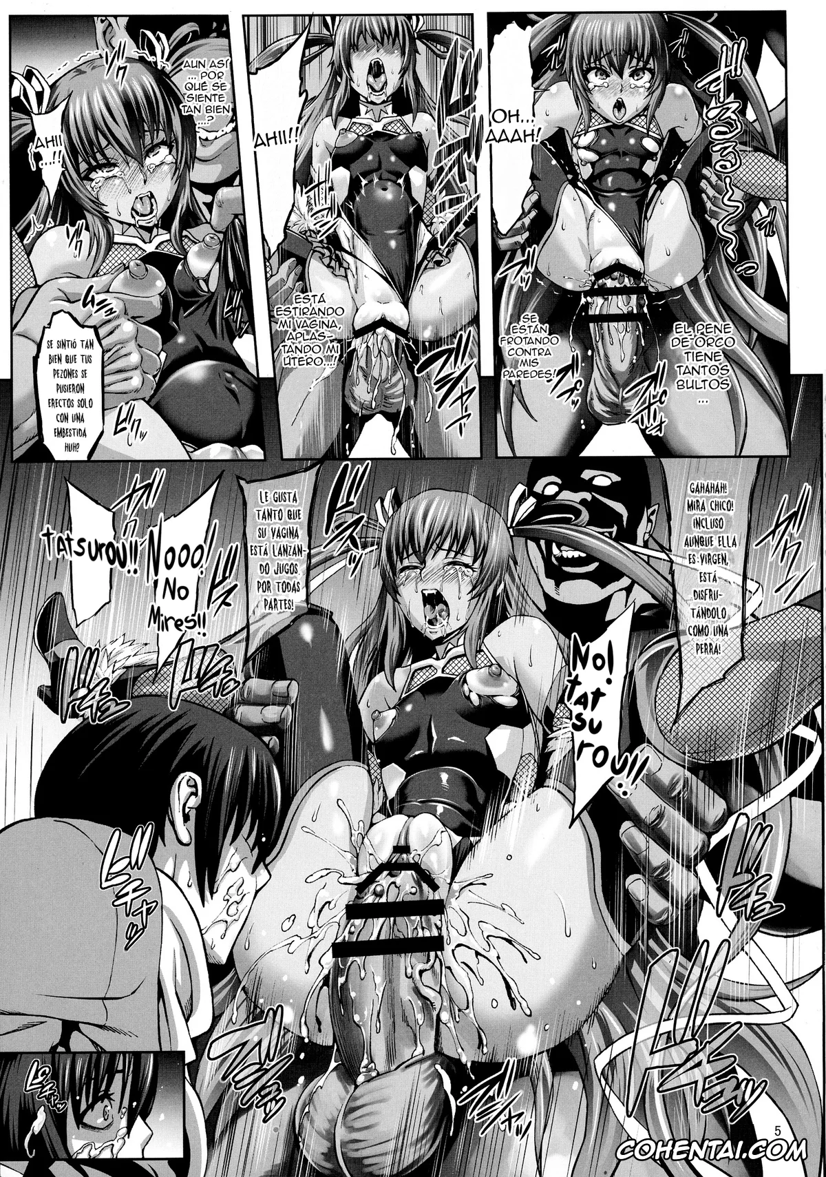 Taimanin Yukikaze xxx, Shiranui Mizuki xxx, Yukikaze Mizuki xxx, Taimanin Buta Ochi Oyako + Omake Bon (Taimanin Yukikaze), pagina 7