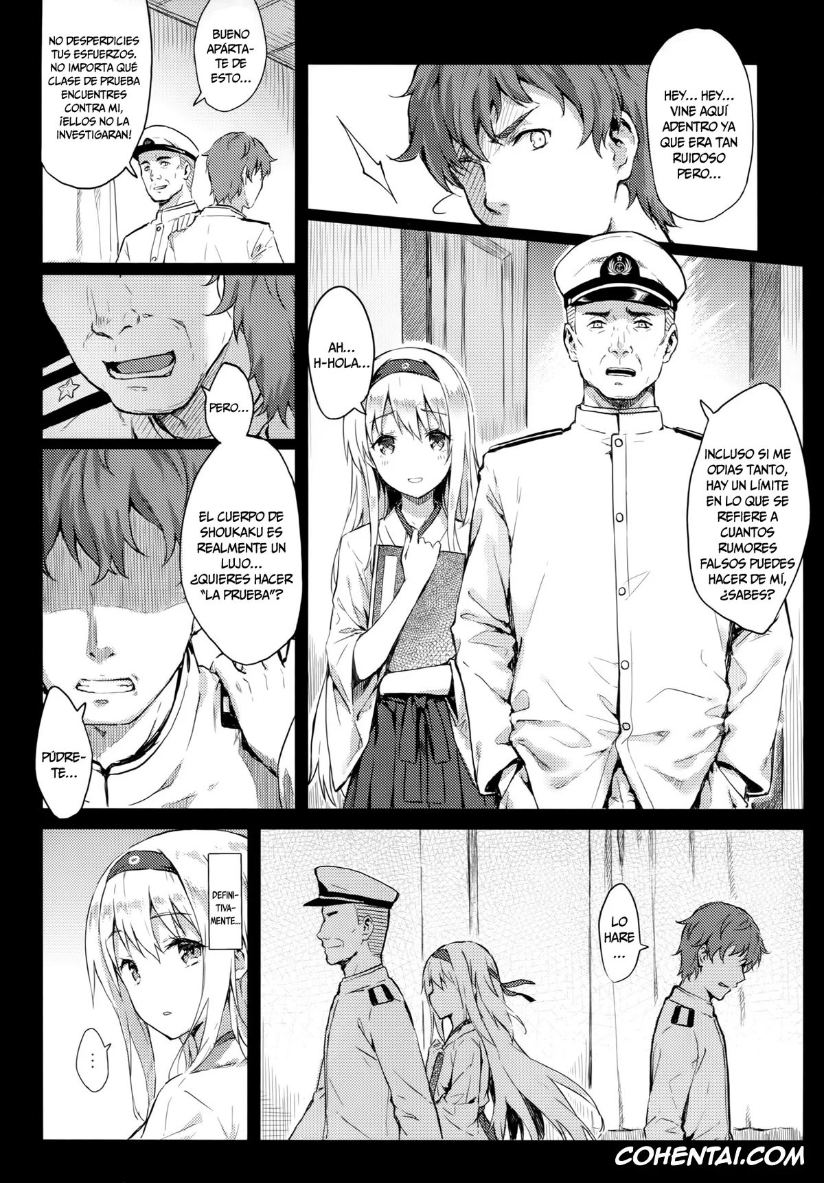 Kantai Collection -KanColle- hentai, Shoukaku hentai, Teitoku hentai, Mou Teitoku no Soba ni Modorenai…San | Ya no puedo volver al lado del almirante 3 (Kantai Collection -KanColle-), pagina 3