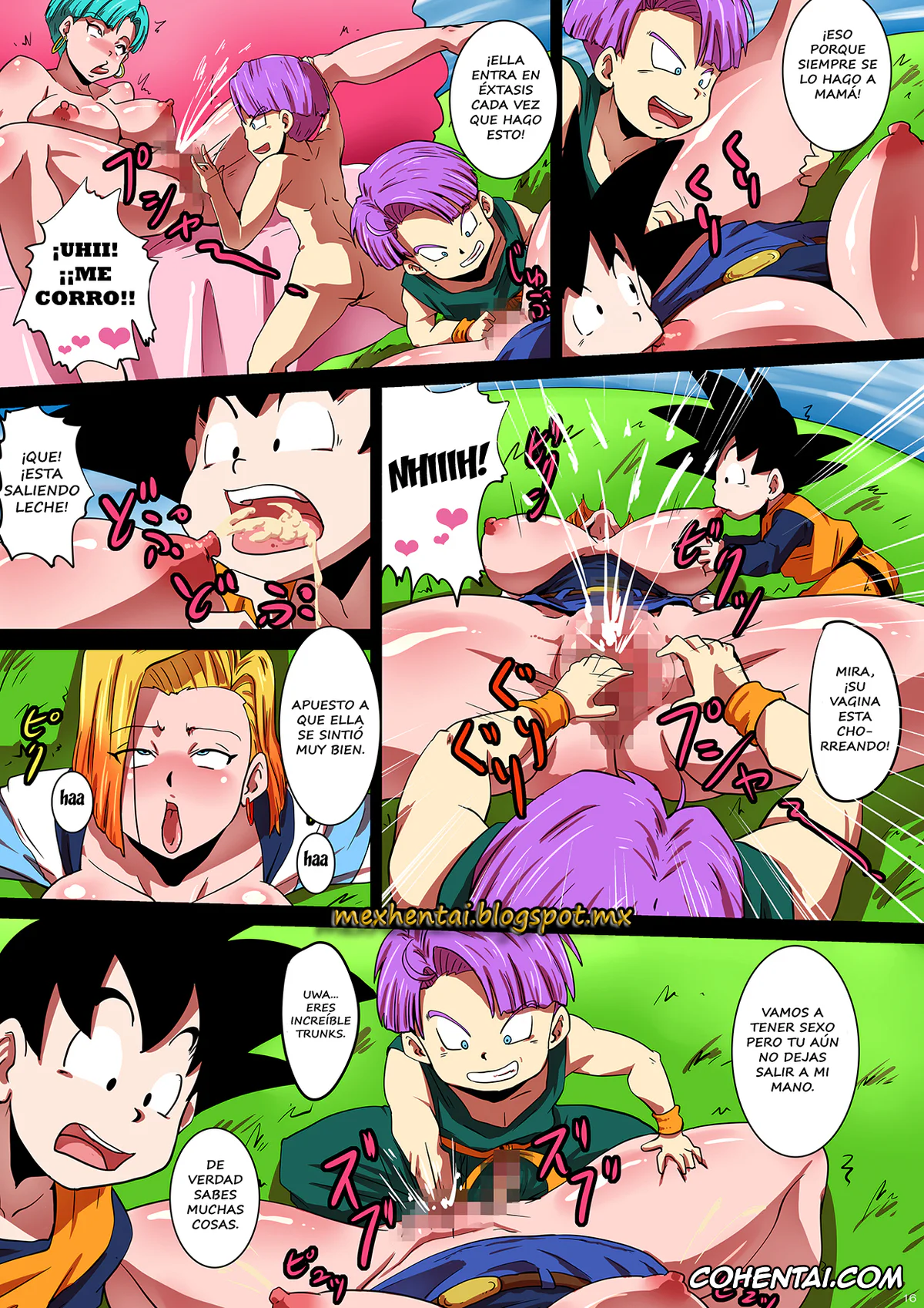 Dragon Ball Z xxx, Android 18 xxx, Krillin xxx, Son Goten xxx, Trunks Briefs xxx, SHOTACON HOLE Shinkon Hitozuma 18-gou no Tsukinai Seiyoku (Dragon Ball Z), pagina 16