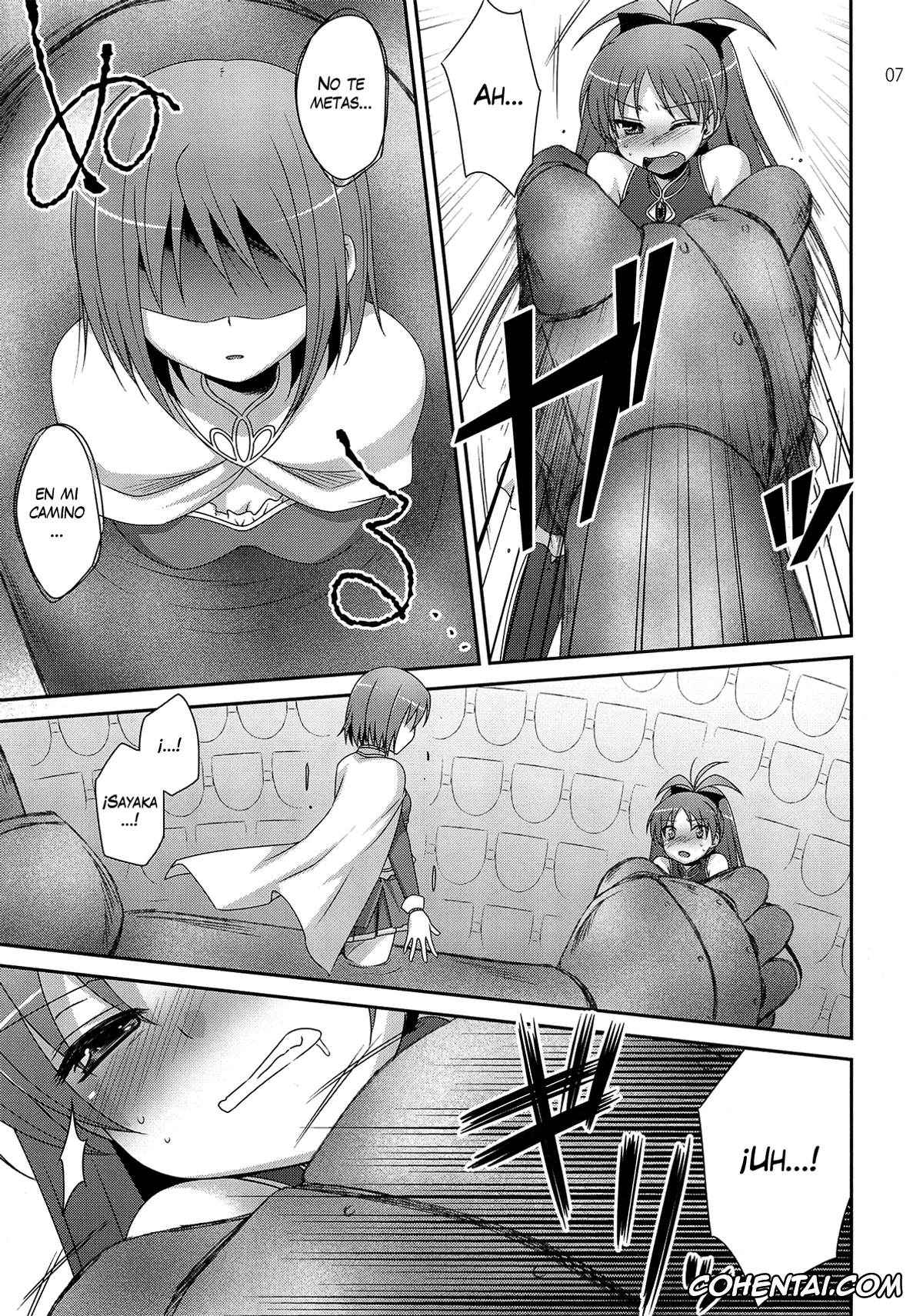 Puella Magi Madoka Magica xxx, Kyouko Sakura xxx, Sayaka Miki xxx, Calendula (Puella Magi Madoka Magica), pagina 7