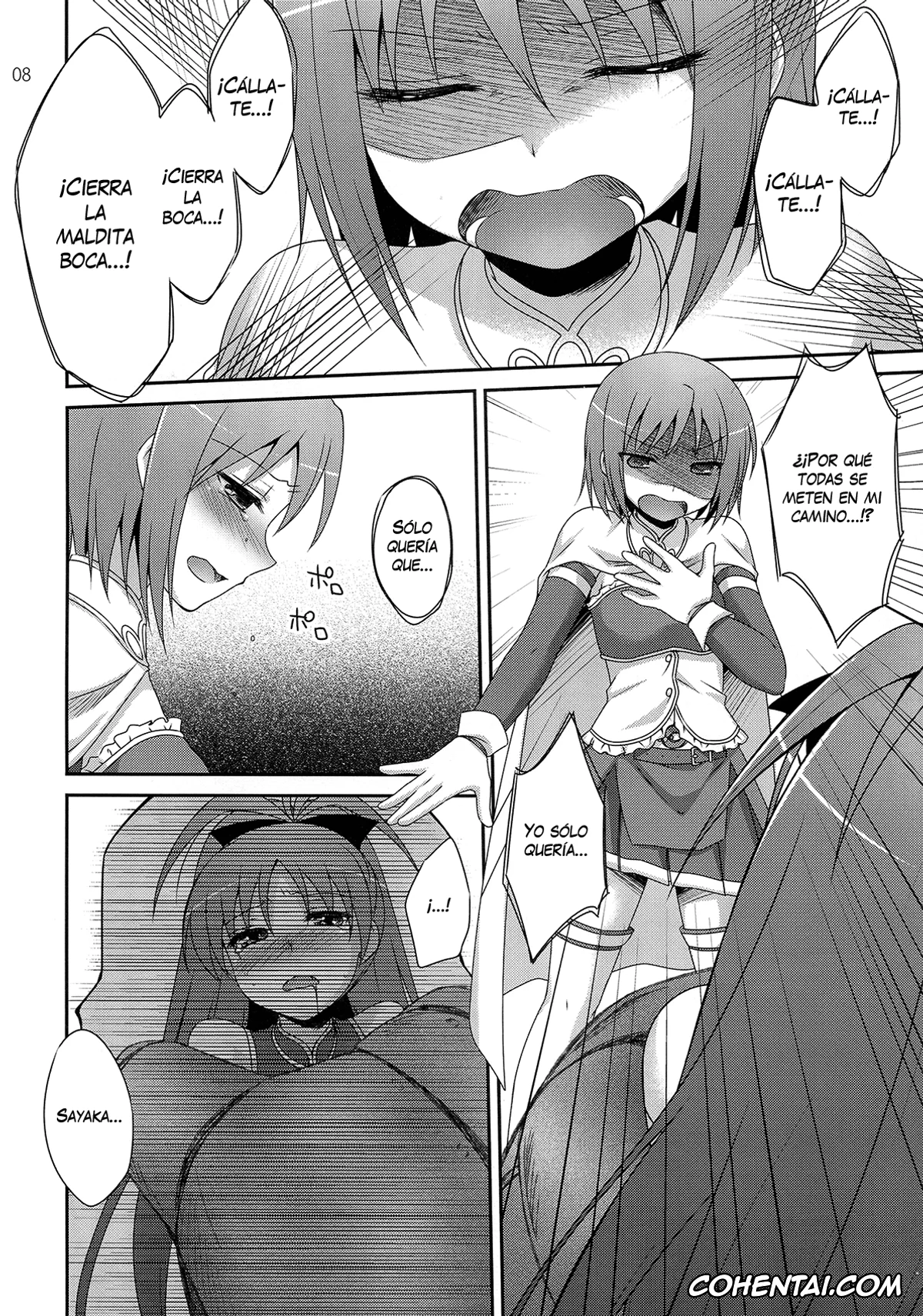 Puella Magi Madoka Magica porno, Kyouko Sakura porno, Sayaka Miki porno, Calendula (Puella Magi Madoka Magica), pagina 8