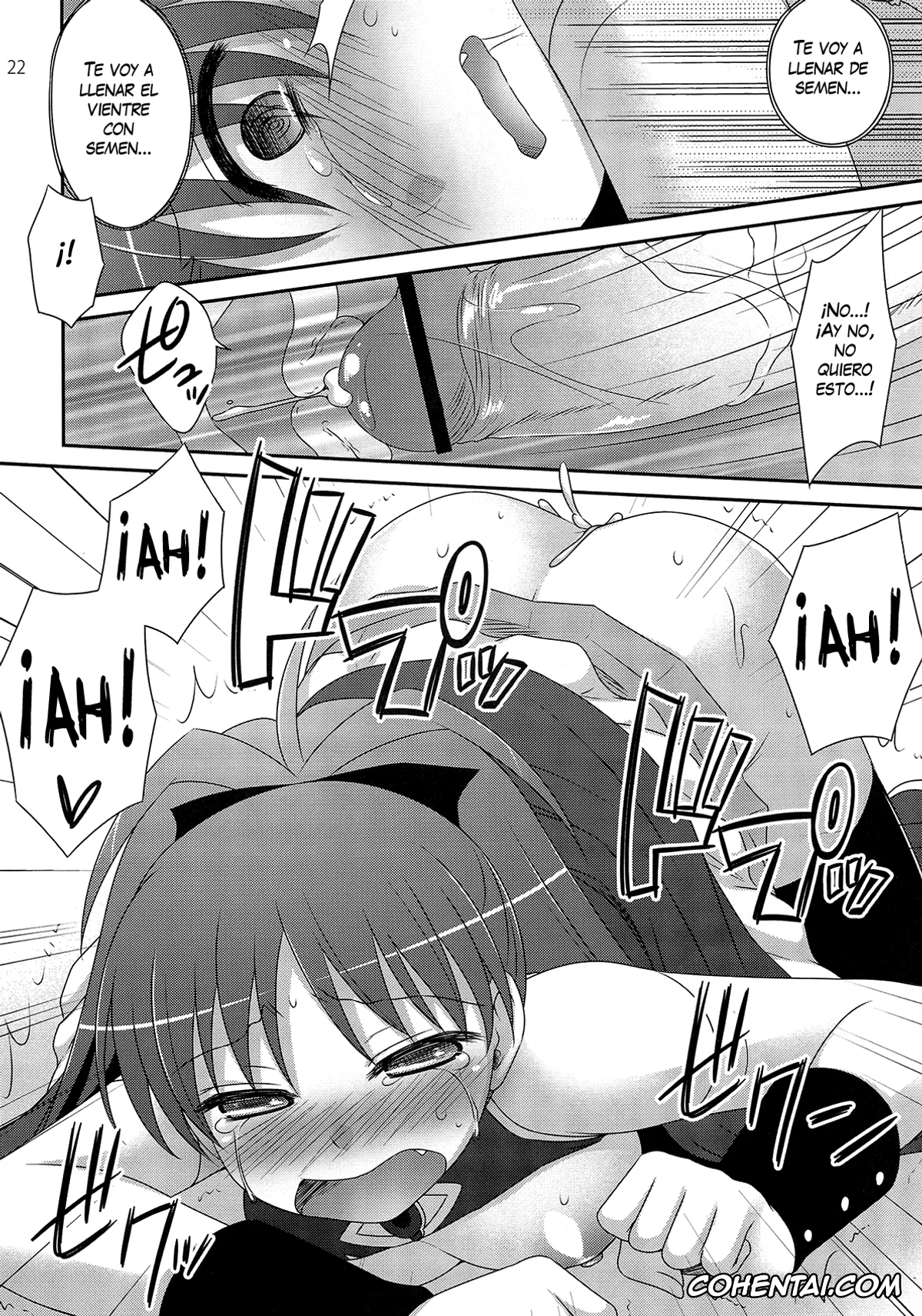 Puella Magi Madoka Magica xxx, Kyouko Sakura xxx, Sayaka Miki xxx, Calendula (Puella Magi Madoka Magica), pagina 22