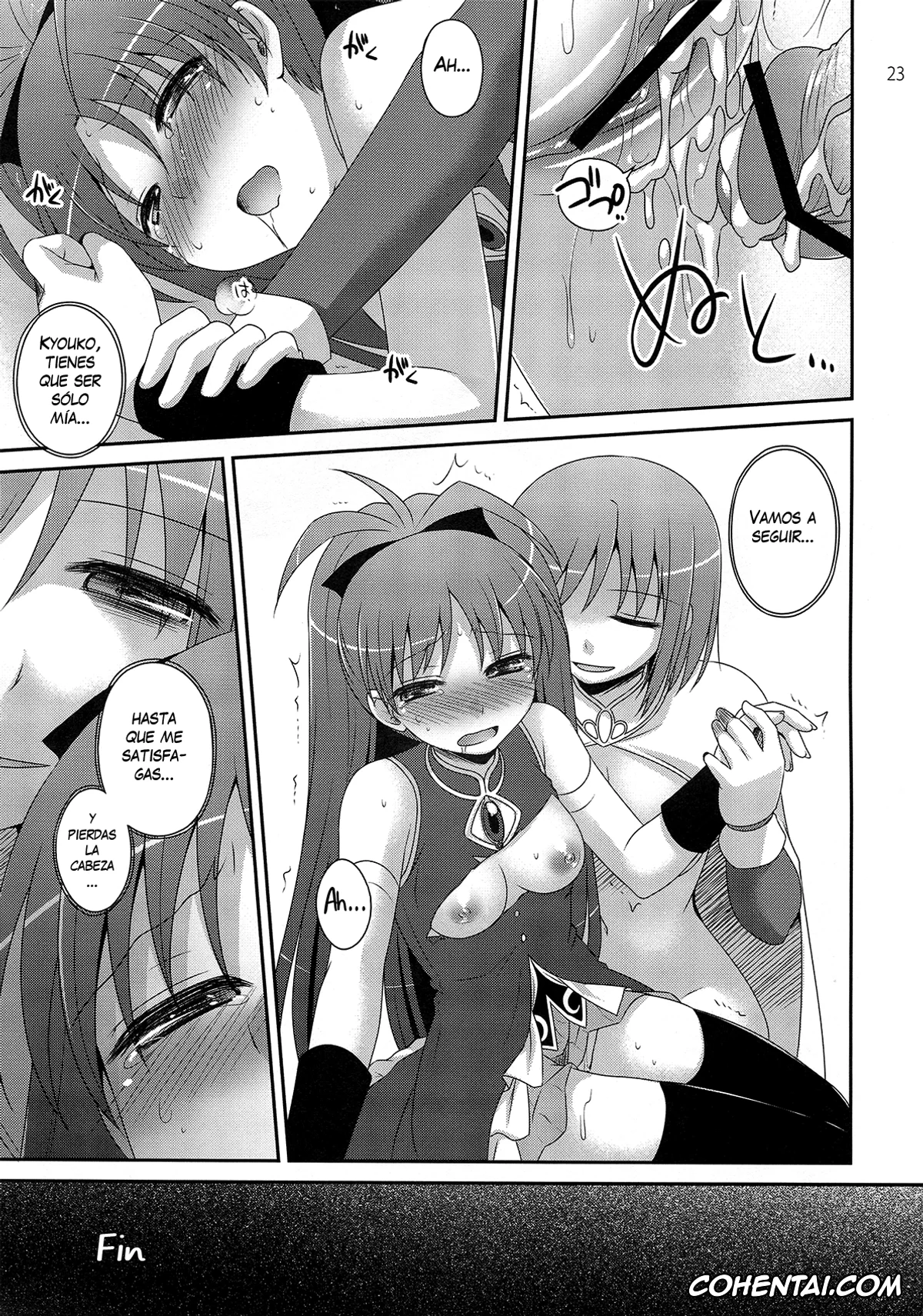 Puella Magi Madoka Magica porno, Kyouko Sakura porno, Sayaka Miki porno, Calendula (Puella Magi Madoka Magica), pagina 23