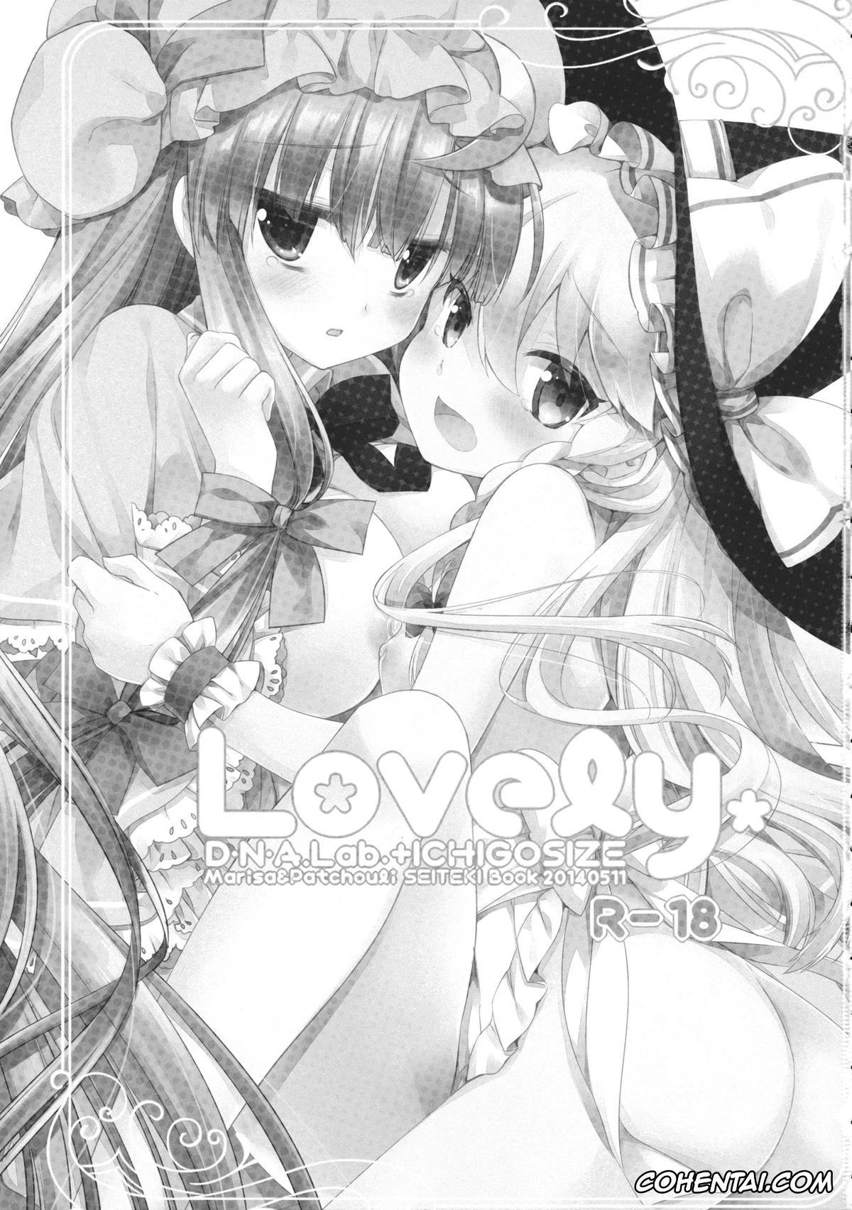 Touhou Project hentai, Marisa Kirisame hentai, Patchouli Knowledge hentai, Lovely (Touhou Project), pagina 3