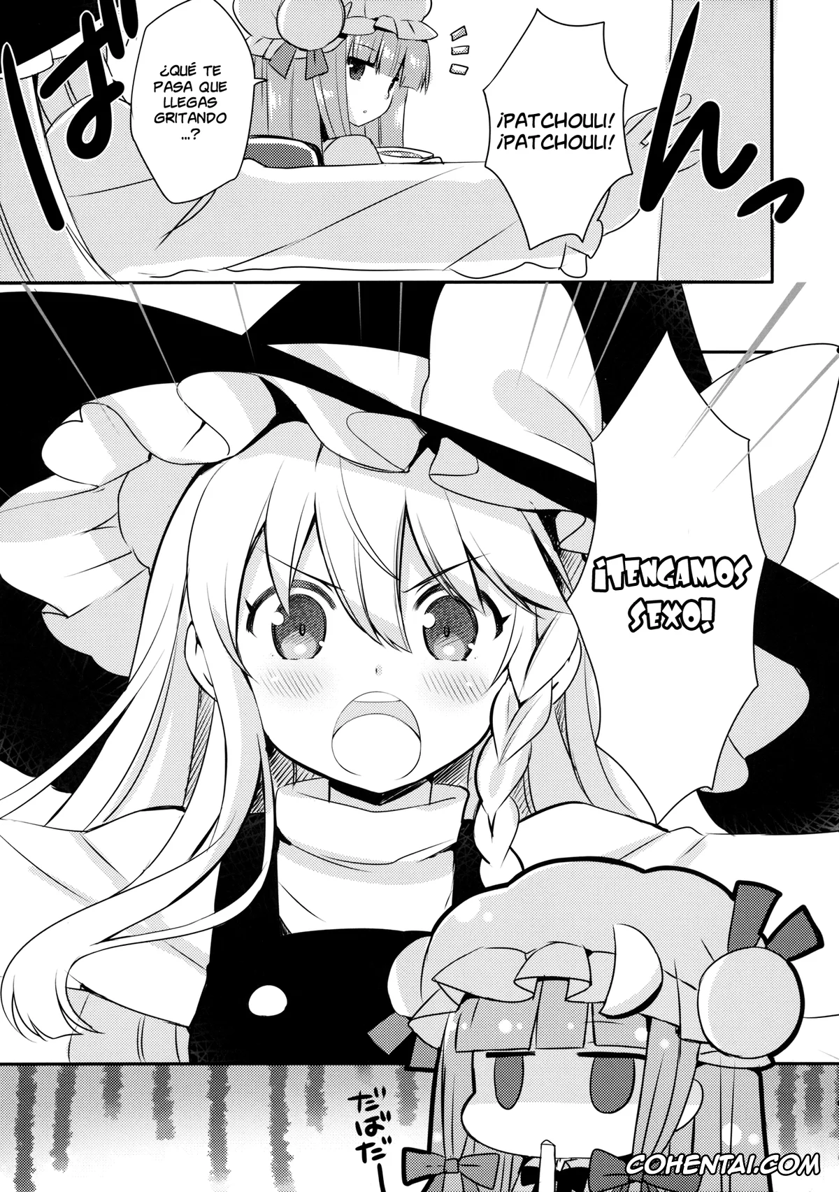 Touhou Project xxx, Marisa Kirisame xxx, Patchouli Knowledge xxx, Lovely (Touhou Project), pagina 7