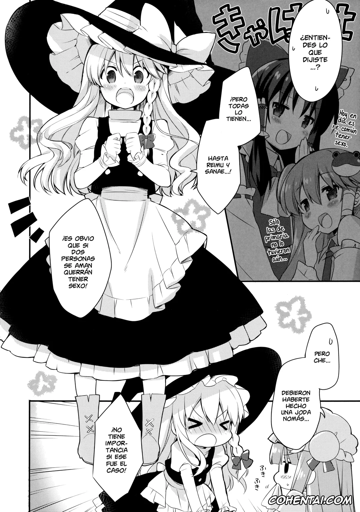 Touhou Project porno, Marisa Kirisame porno, Patchouli Knowledge porno, Lovely (Touhou Project), pagina 8