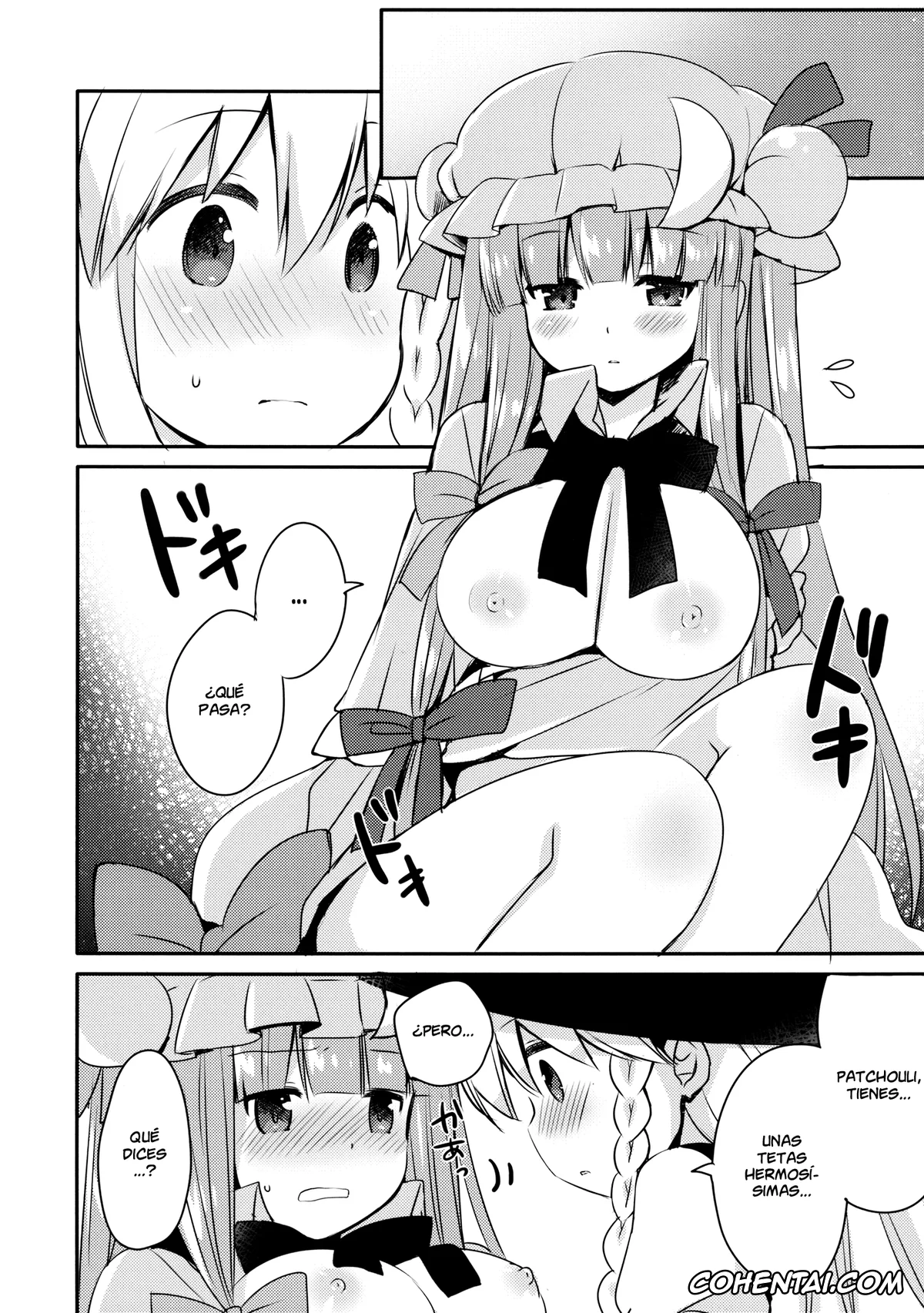 Touhou Project xxx, Marisa Kirisame xxx, Patchouli Knowledge xxx, Lovely (Touhou Project), pagina 10