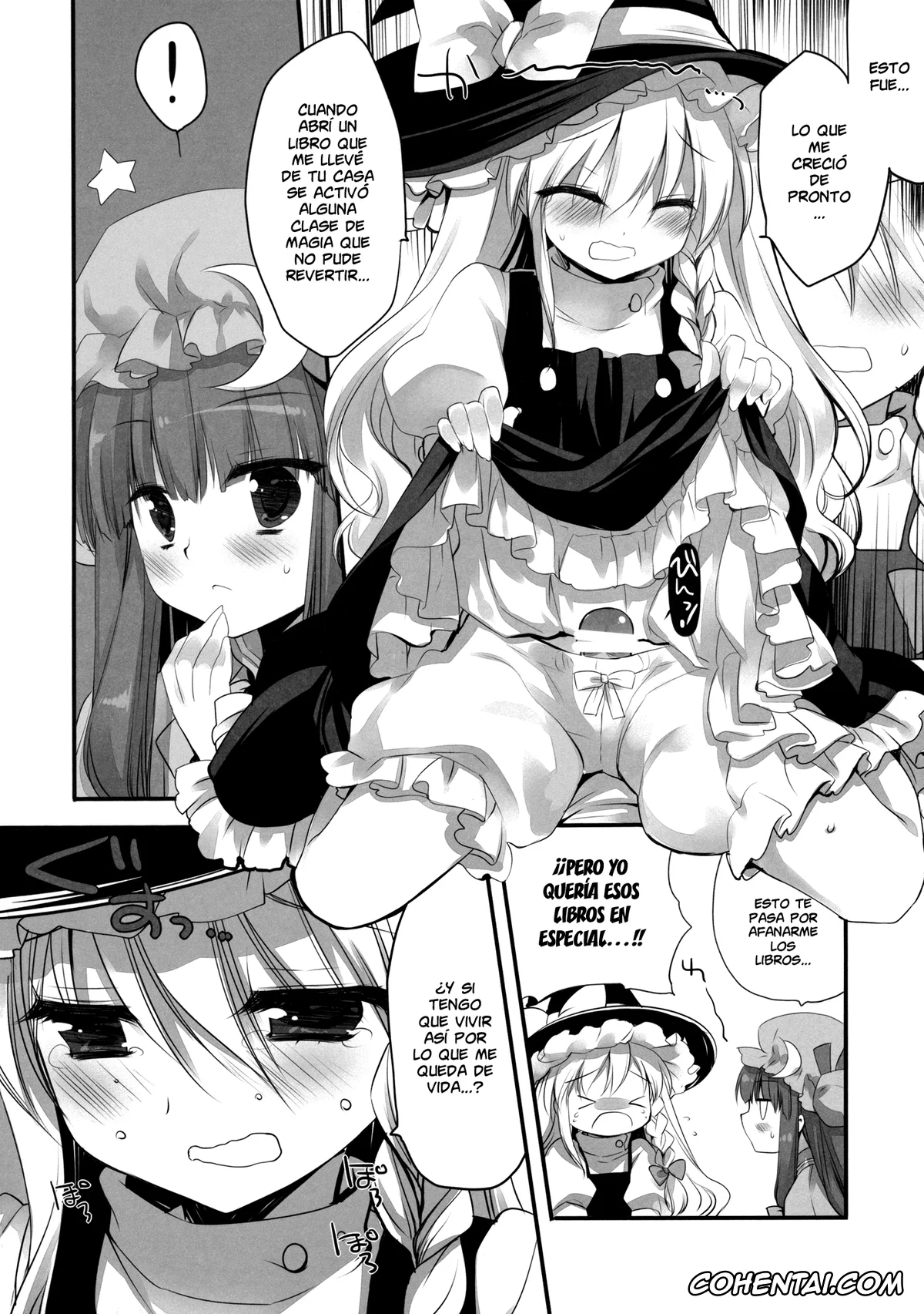 Touhou Project hentai, Marisa Kirisame hentai, Patchouli Knowledge hentai, Lovely (Touhou Project), pagina 18