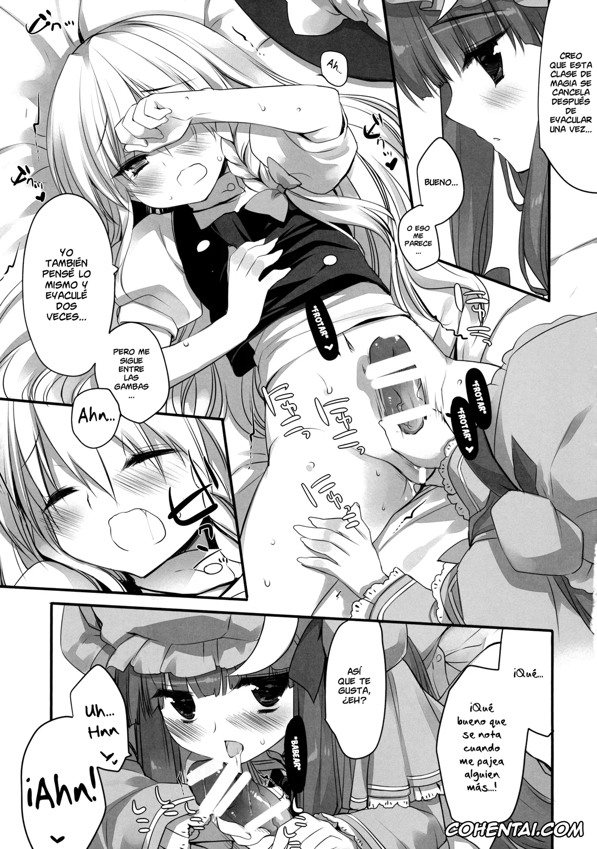 Touhou Project xxx, Marisa Kirisame xxx, Patchouli Knowledge xxx, Lovely (Touhou Project), pagina 19