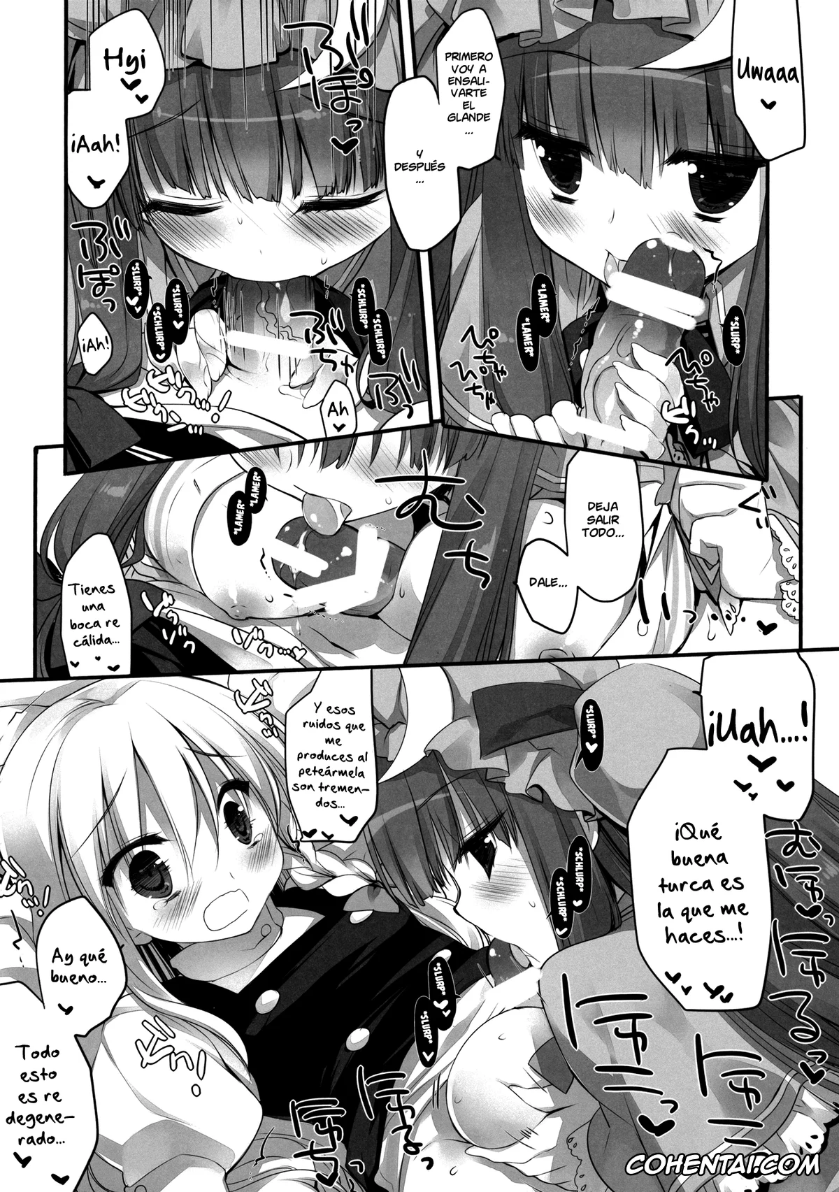 Touhou Project porno, Marisa Kirisame porno, Patchouli Knowledge porno, Lovely (Touhou Project), pagina 20