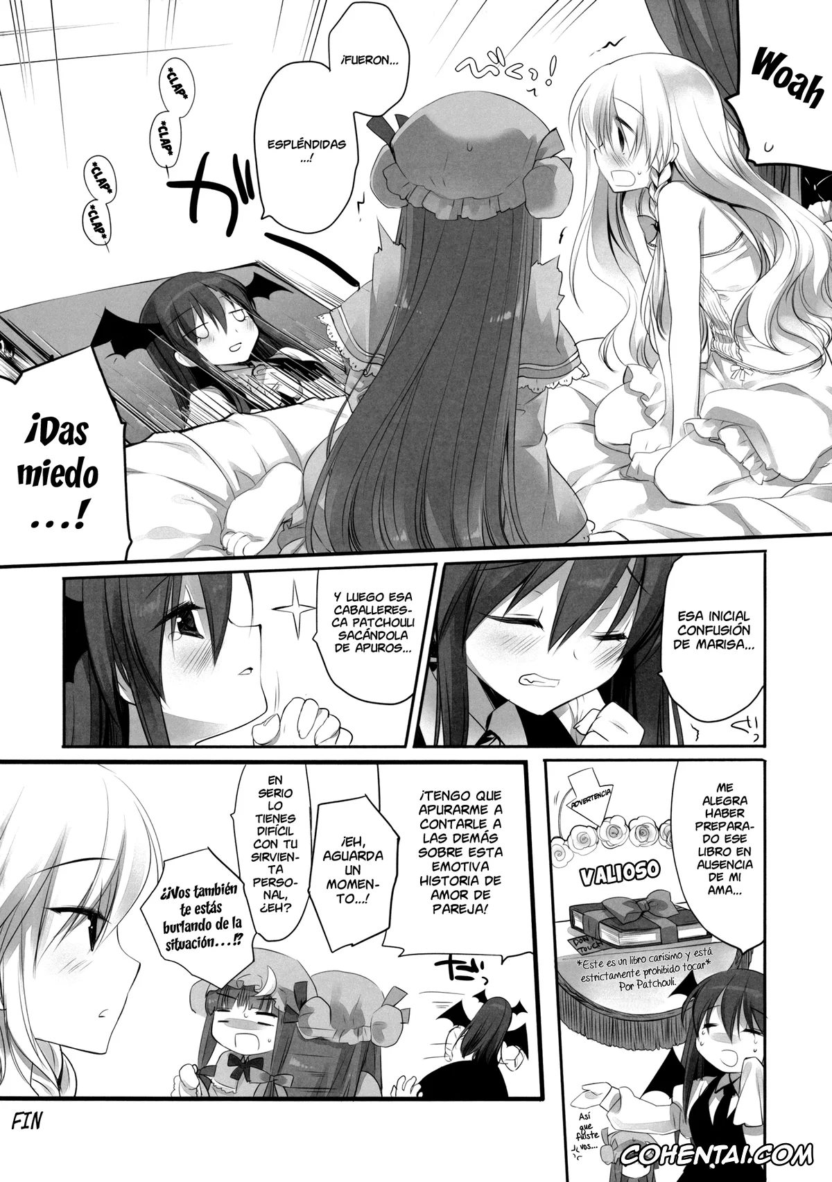 Touhou Project porno, Marisa Kirisame porno, Patchouli Knowledge porno, Lovely (Touhou Project), pagina 26