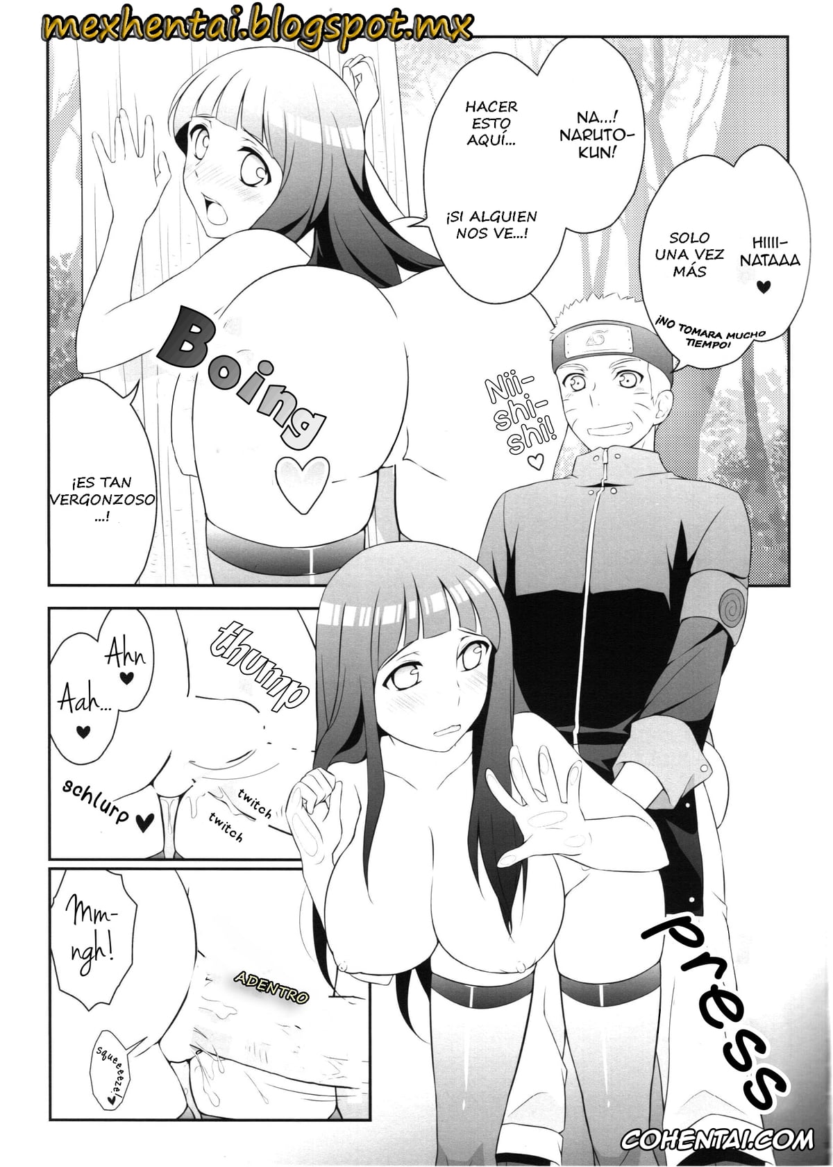 NARUTO hentai, Hinata Hyuga hentai, Naruto Uzumaki hentai, Ametrine (NARUTO), pagina 9