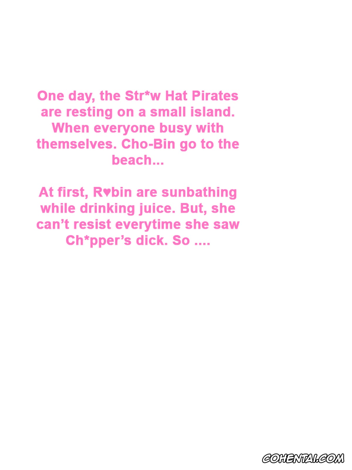 One Piece porno, Nico Robin porno, Tony Tony Chopper porno, CHO-BIN ~Spending Time Together~ (One Piece), pagina 2