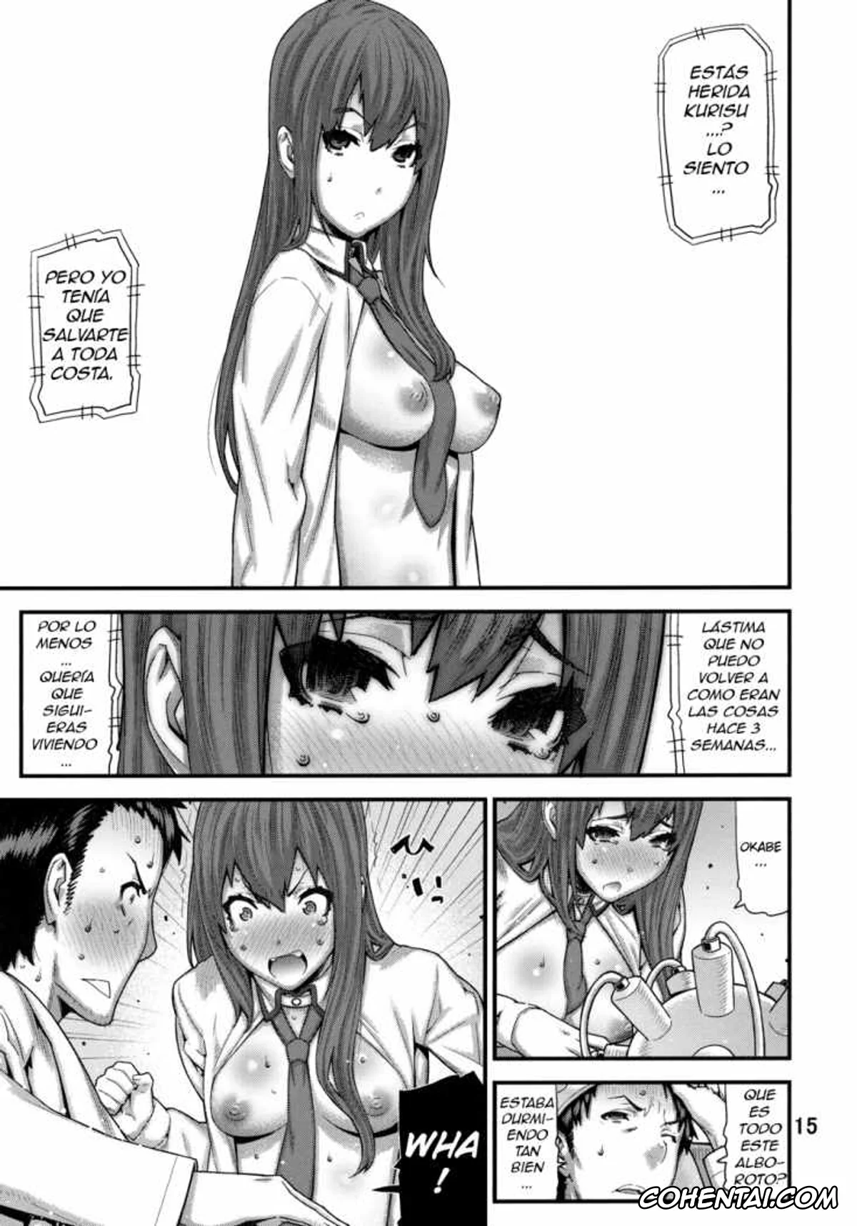Steins;Gate porno, Kurisu Makise porno, Rintarou Okabe | Okarin porno, Sonna no Zurui (Steins;Gate), pagina 14