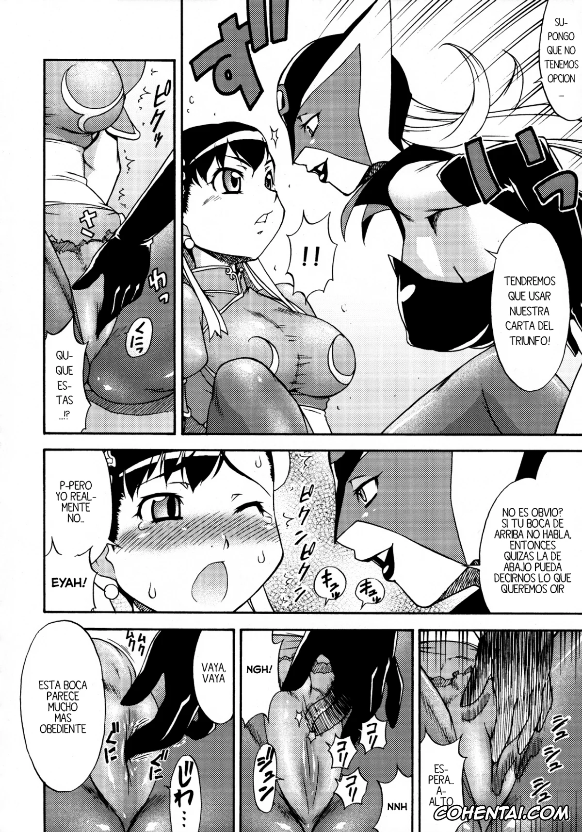 Street Fighter hentai, Cyberbots hentai, Darkstalkers | Vampire hentai, Yatterman hentai, Chun-Li hentai, Morrigan Aensland hentai, Mikawa Ondo 6 (Tatsunoko vs. Capcom), pagina 3