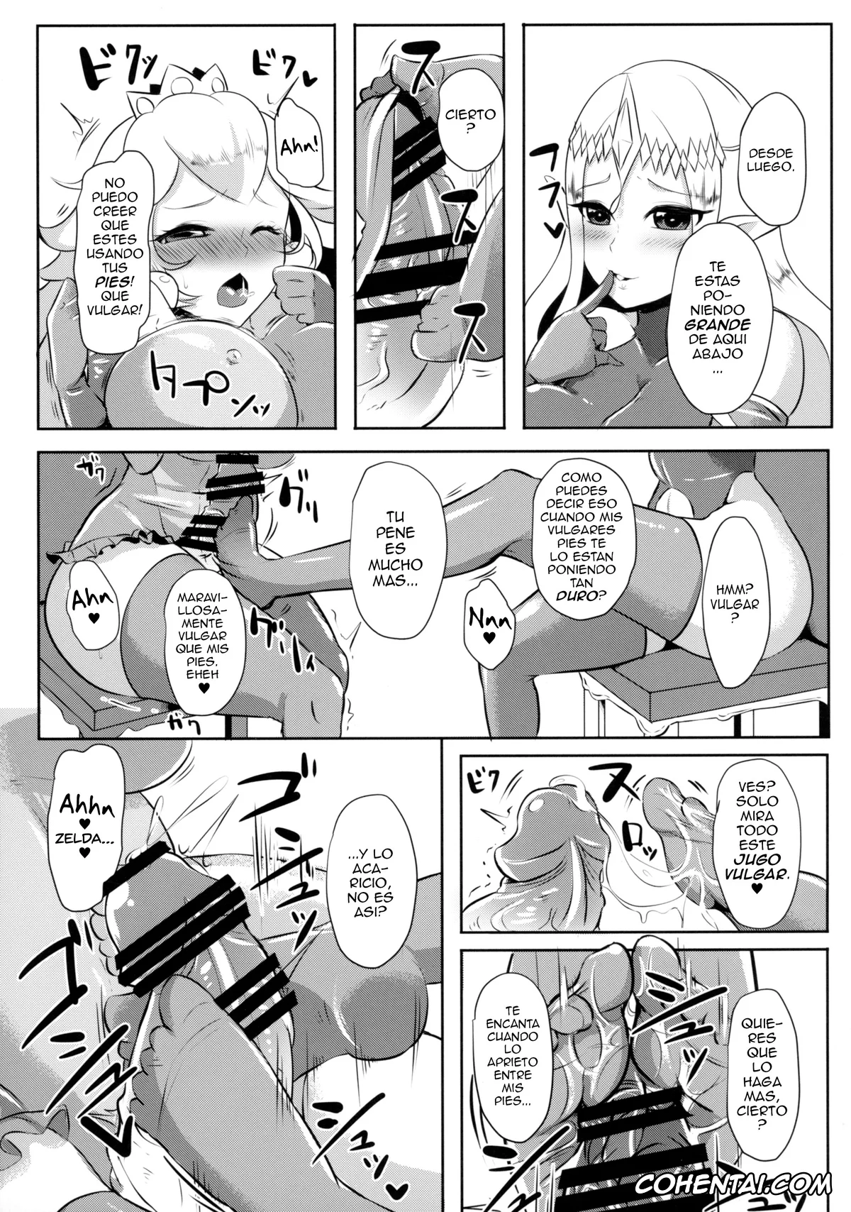 The Legend Of Zelda porno, Super Mario Brothers | Super Mario Bros. porno, Link porno, Princess Peach porno, Princess Zelda porno, Hime Aigan (The Legend of Zelda, Super Mario Brothers), pagina 5