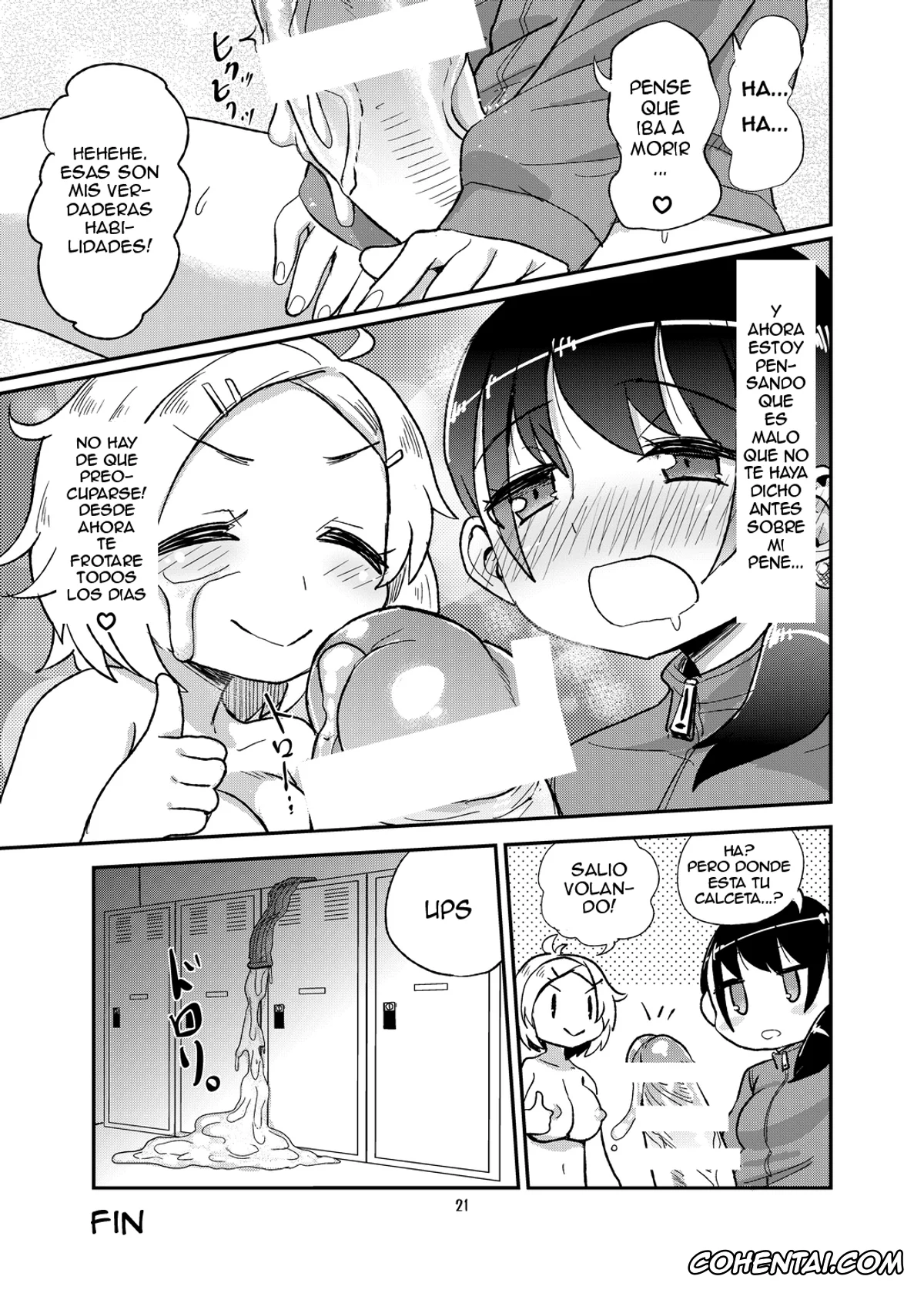 Original hentai, Futanari JC no Nichijou, pagina 21