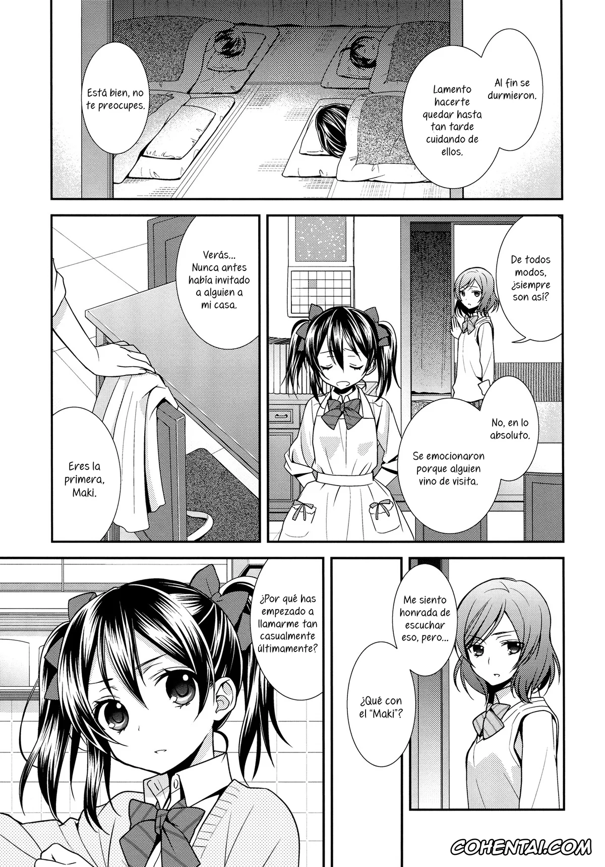 Love Live! hentai, Maki Nishikino hentai, Nico Yazawa hentai, Sakashima no Taiyou ni Sasageru Ai no Uta | Offering A Poem of Love to the Upside Down Sun (Love Live!), pagina 6