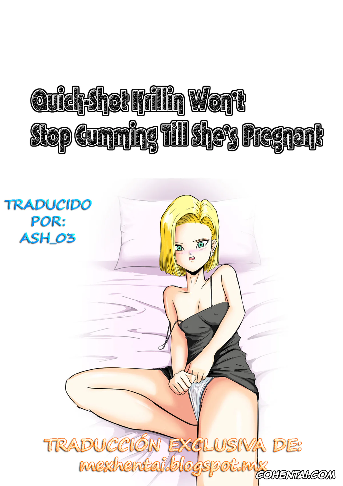 Dragon Ball Z xxx, Android 18 xxx, Krillin xxx, Sourou Krillin Renzoku Shasei Kyousei Ninshin (Dragon Ball Z), pagina 1