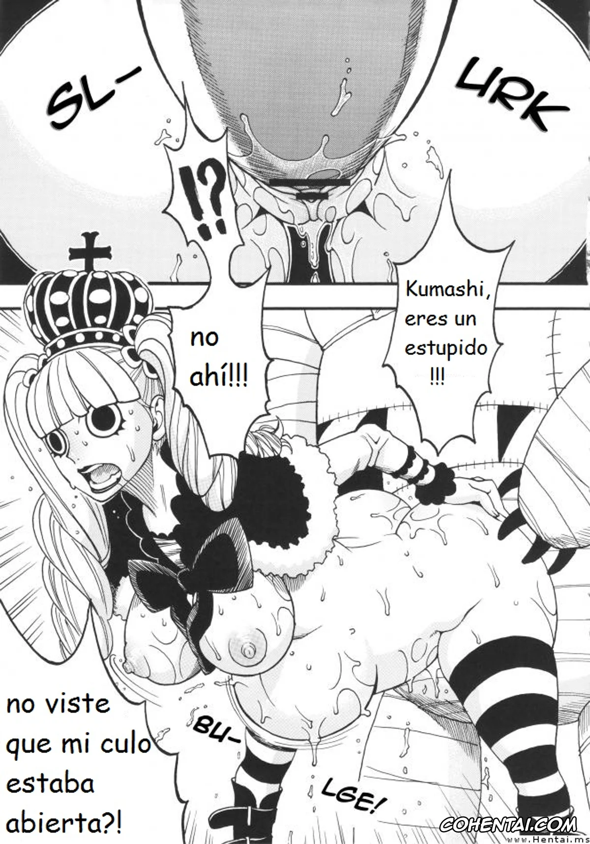 One Piece porno, Kumashi porno, Perona porno, Perona VS Kumashi (GHOST PRINCESS) (One Piece), pagina 8