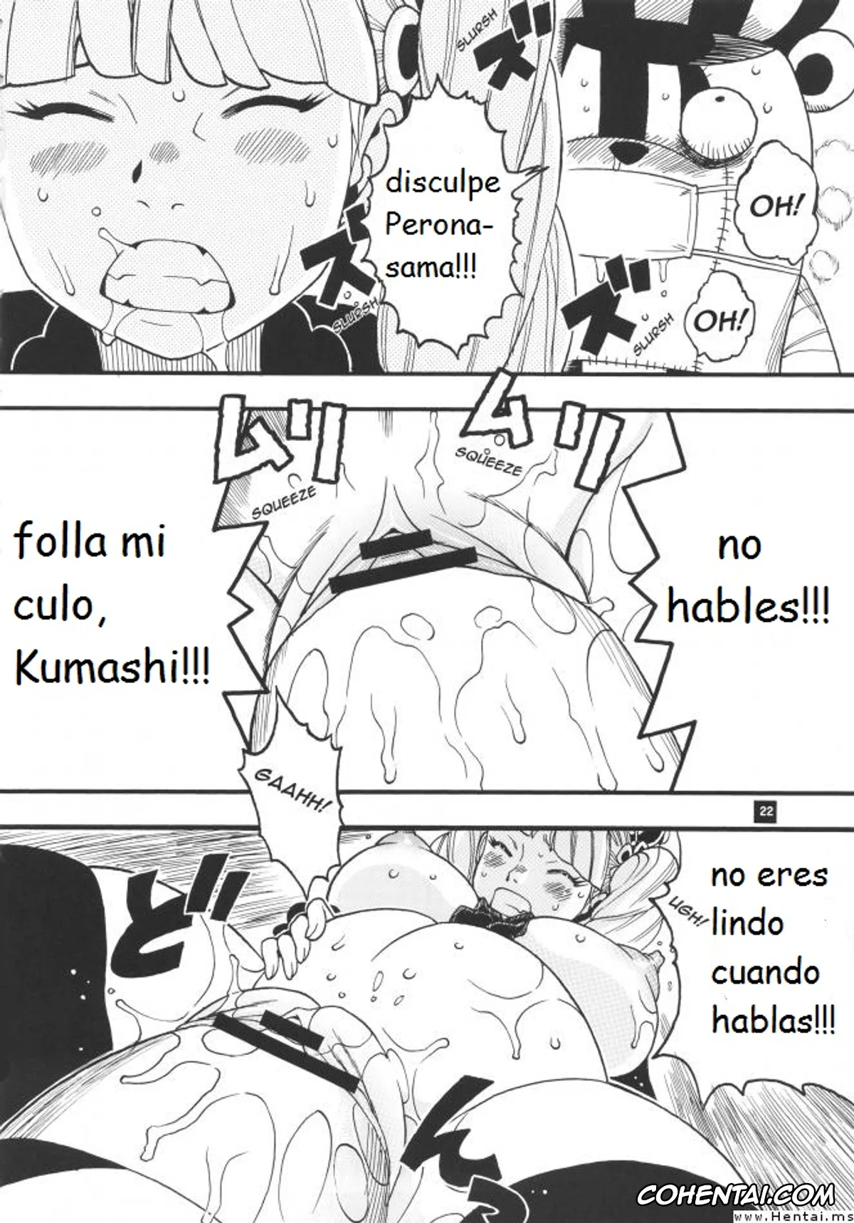One Piece hentai, Kumashi hentai, Perona hentai, Perona VS Kumashi (GHOST PRINCESS) (One Piece), pagina 9