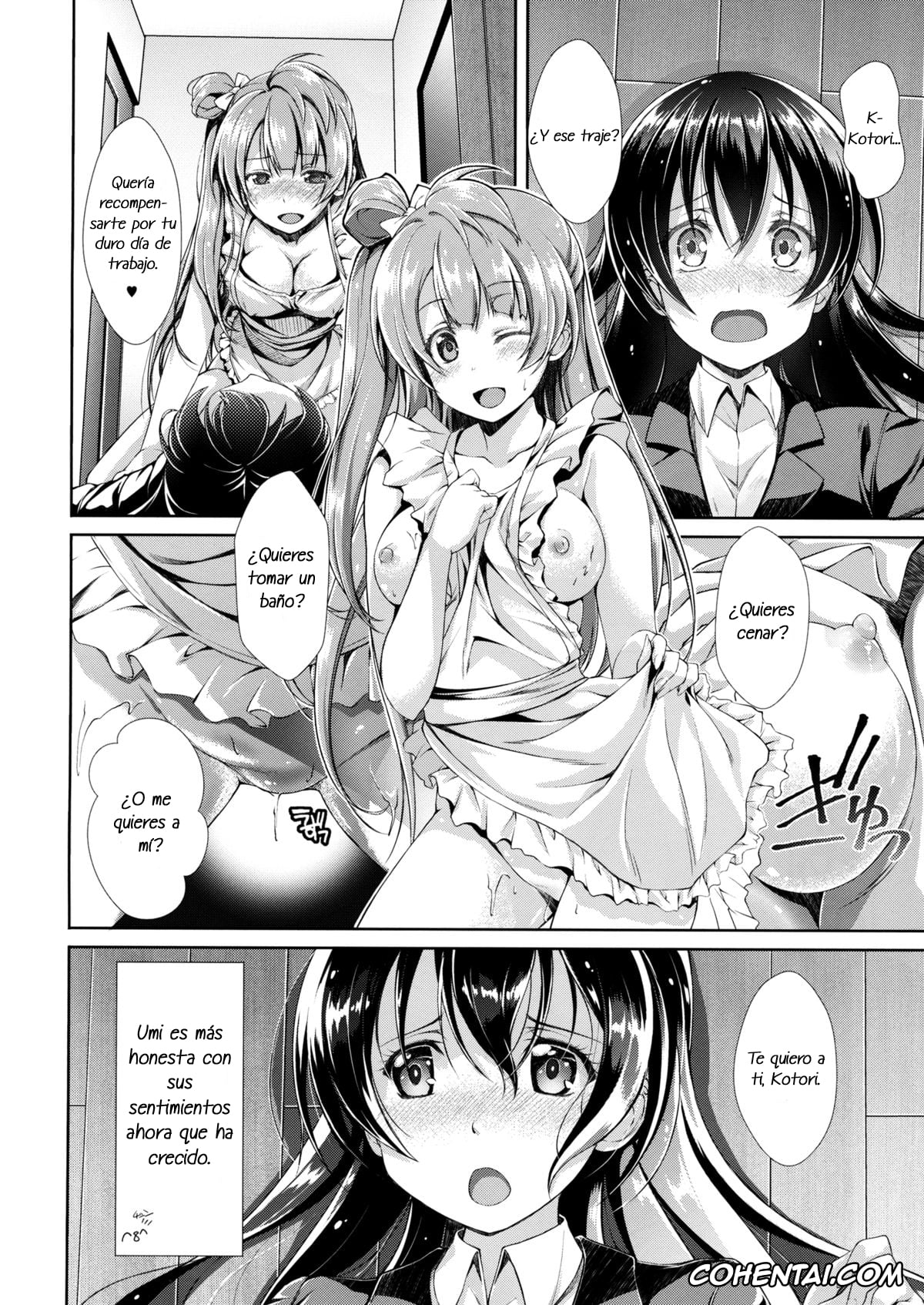 Love Live! porno, Kotori Minami porno, Umi Sonoda porno, Cherrypie Sensation (Love Live!), pagina 5