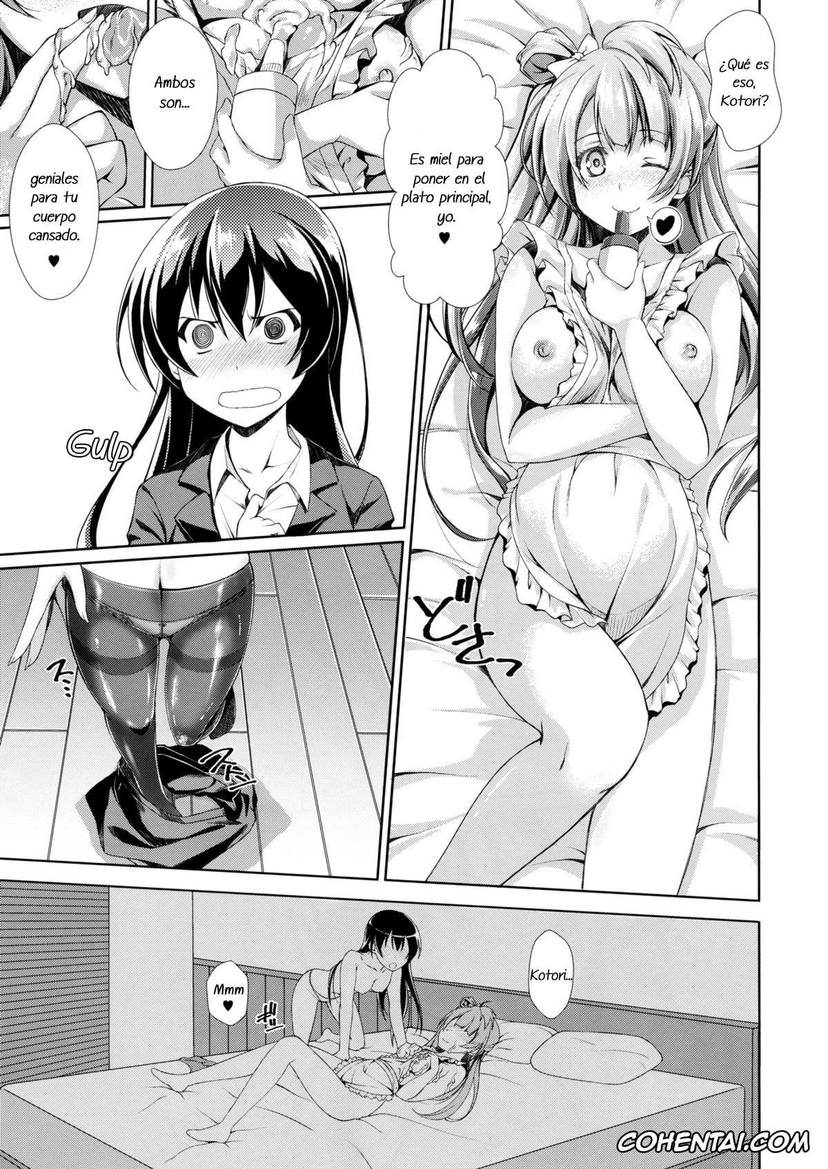 Love Live! hentai, Kotori Minami hentai, Umi Sonoda hentai, Cherrypie Sensation (Love Live!), pagina 6