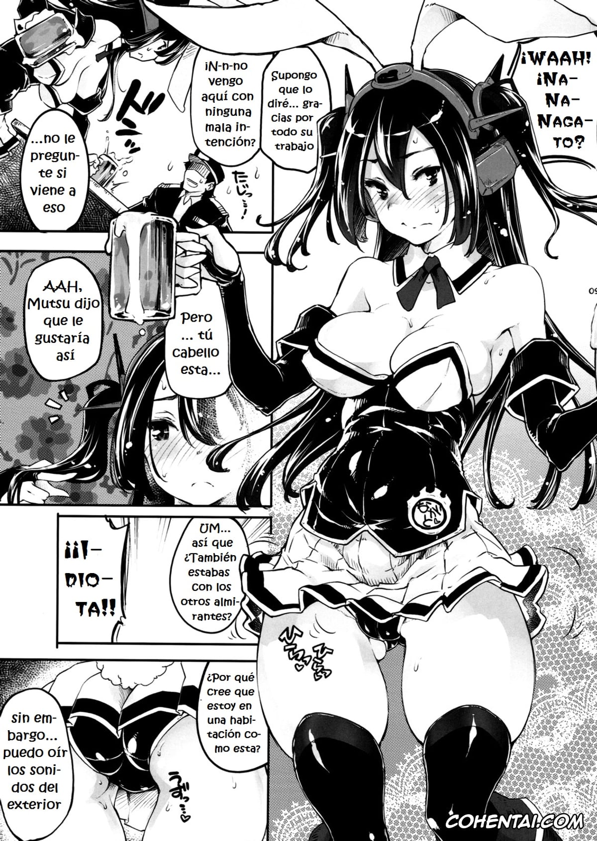 Kantai Collection -KanColle- hentai, Mutsu hentai, Nagato hentai, Teitoku hentai, Usamusu Nagato (Kantai Collection -KanColle-), pagina 9