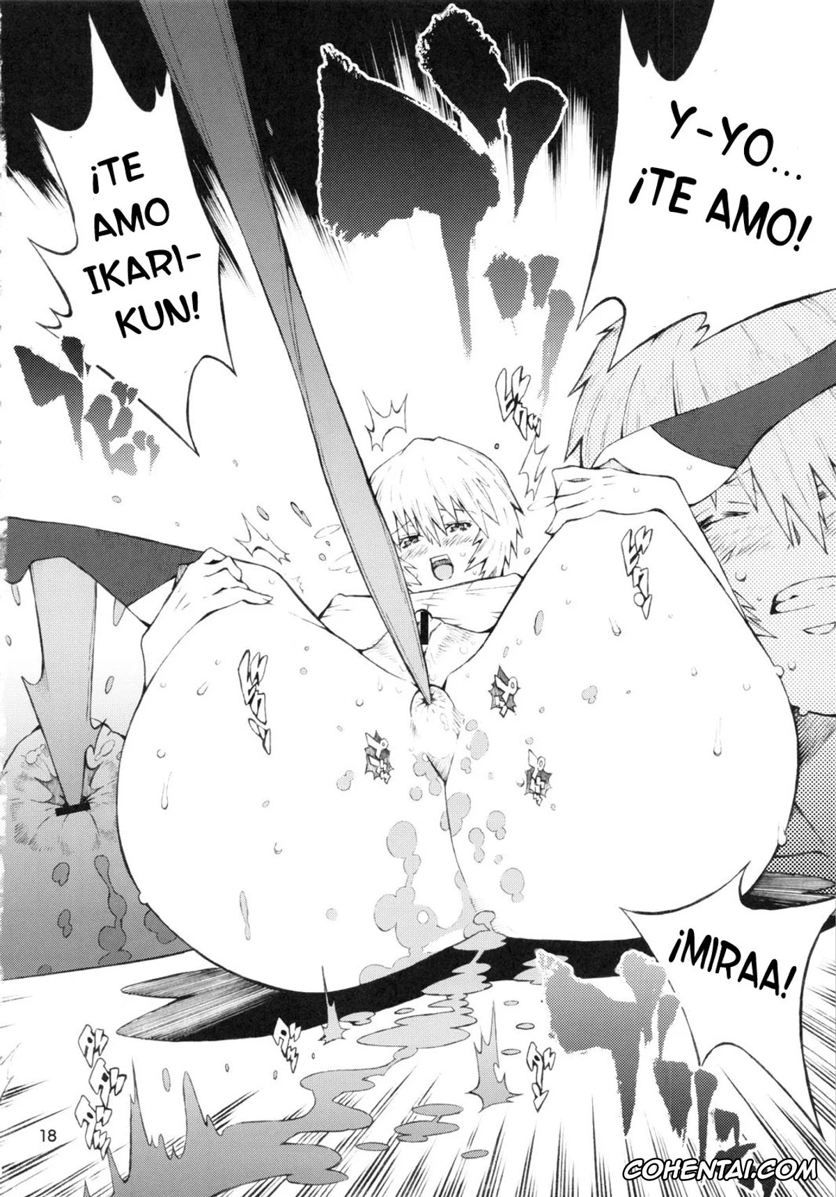 Neon Genesis Evangelion porno, Asuka Langley Soryu porno, Rei Ayanami porno, Shinji Ikari porno, Ayanami (Neon Genesis Evangelion), pagina 17