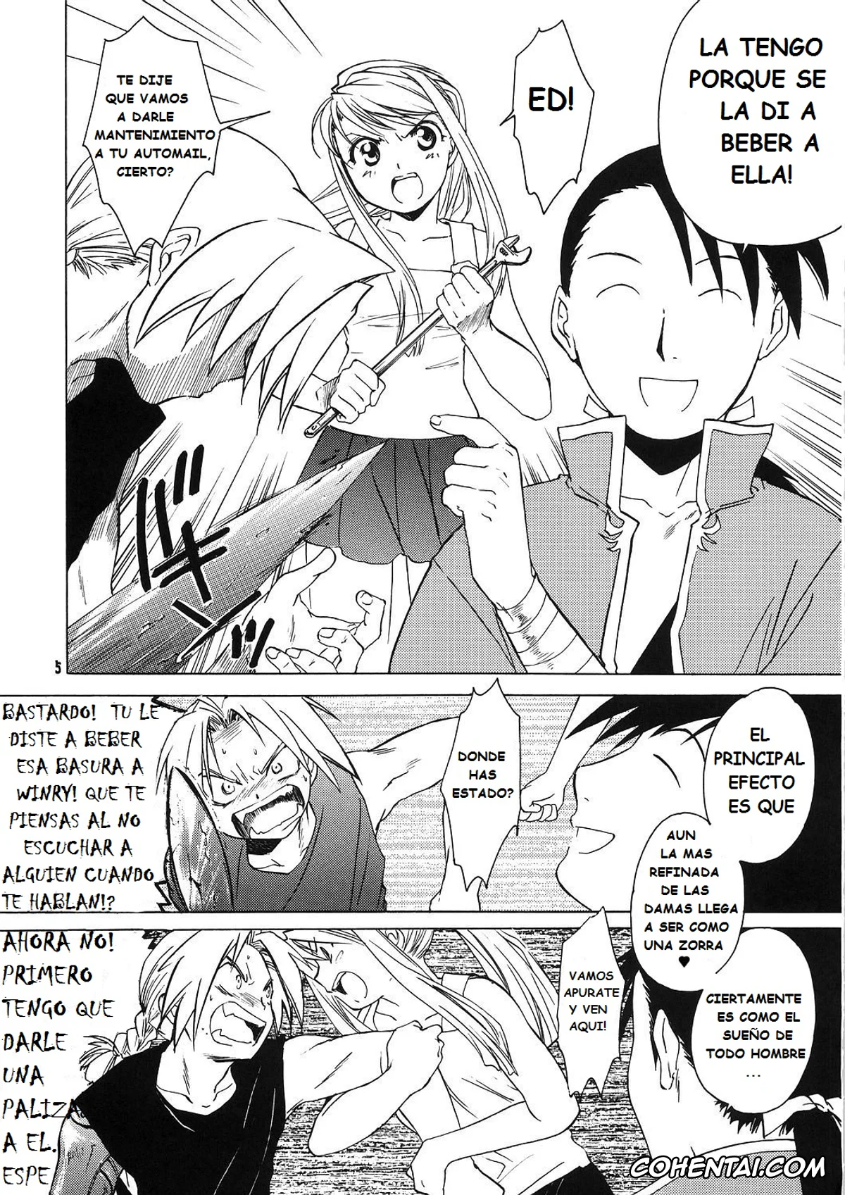 Fullmetal Alchemist | Hagane No Renkinjutsushi porno, Edward Elric porno, Winry Rockbell porno, ED x WIN 1.5 (Fullmetal Alchemist), pagina 5