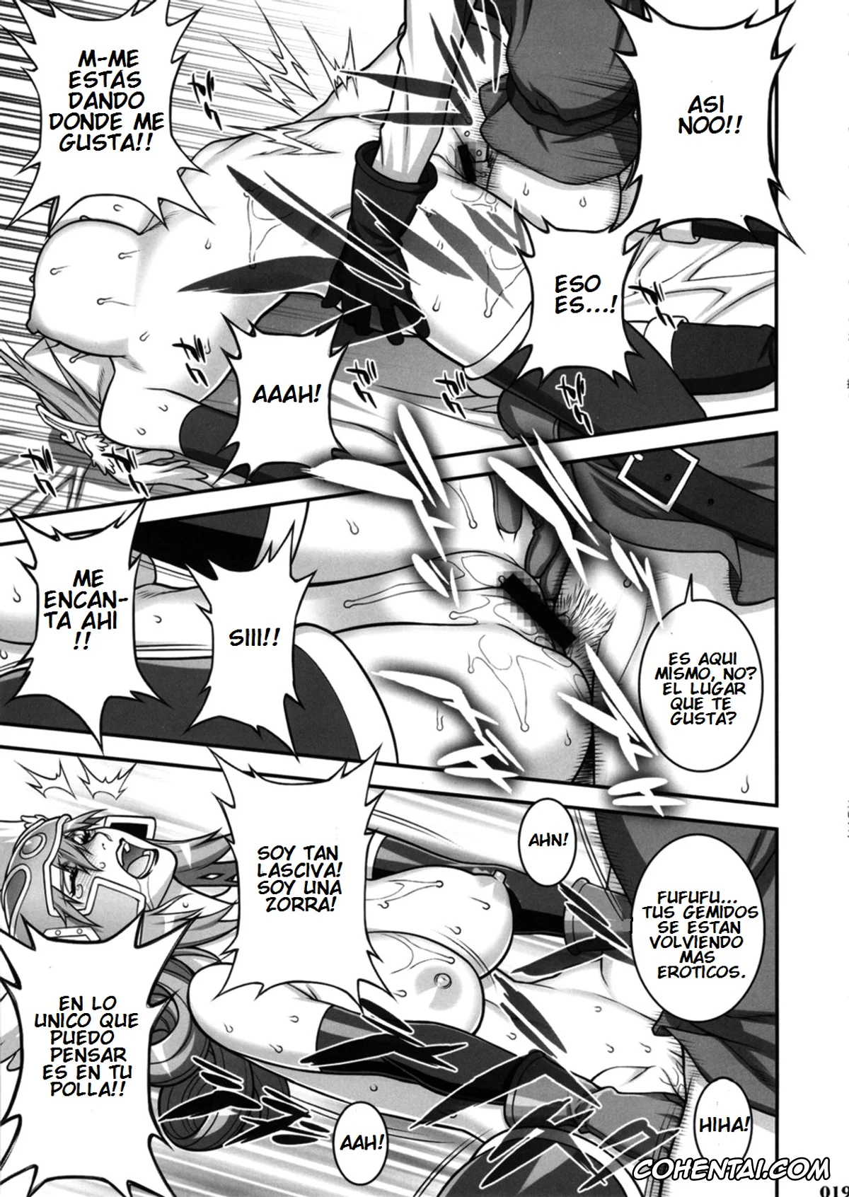 Dragon Quest hentai, Cleric hentai, Warrior hentai, Ero Quest (Dragon Quest III), pagina 18