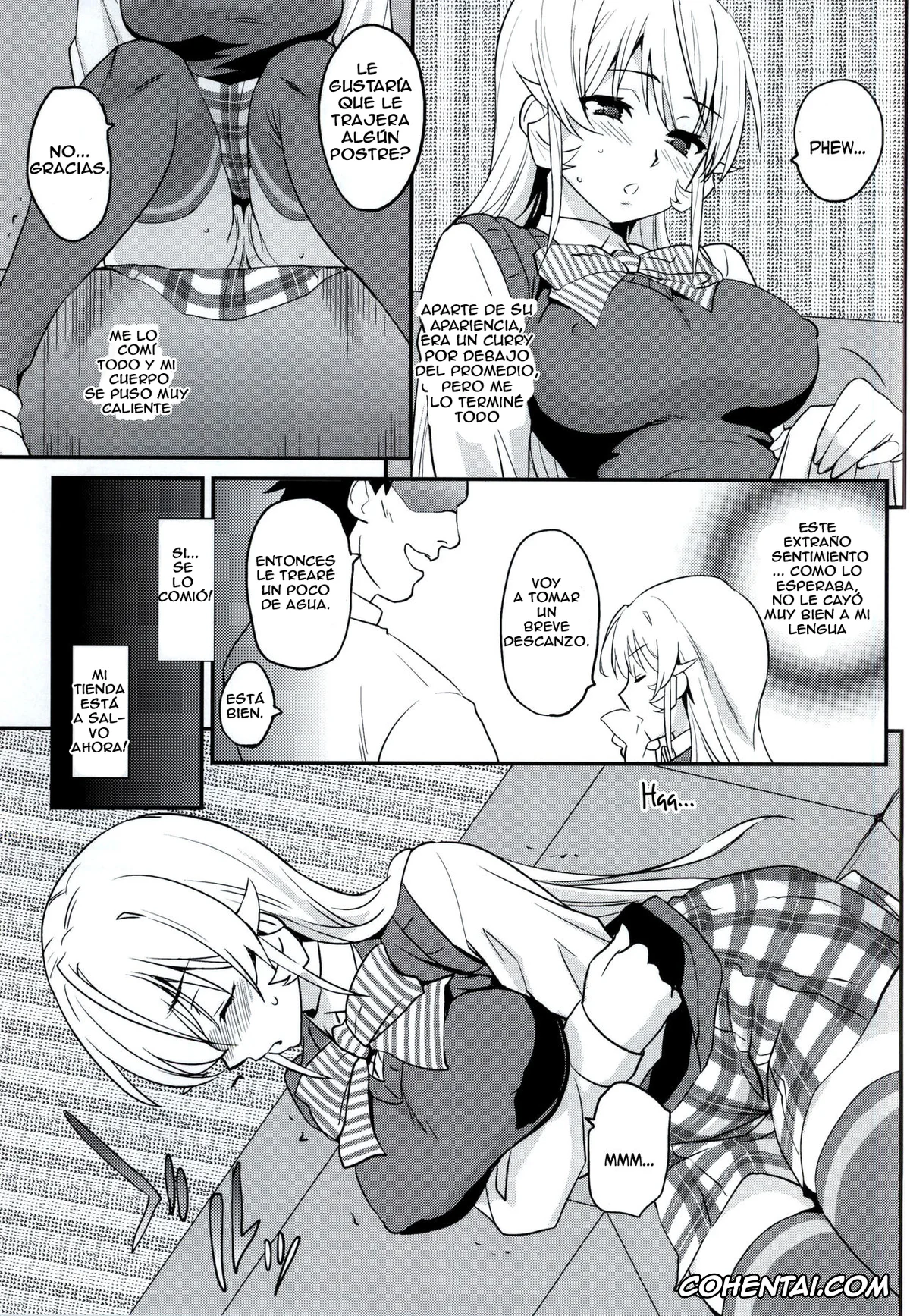 Shokugeki no Soma xxx, Erina Nakiri xxx, Erina-sama ni Tokusei Kuroi Curry o Gochisou shita Kekka (Shokugeki no Soma), pagina 4