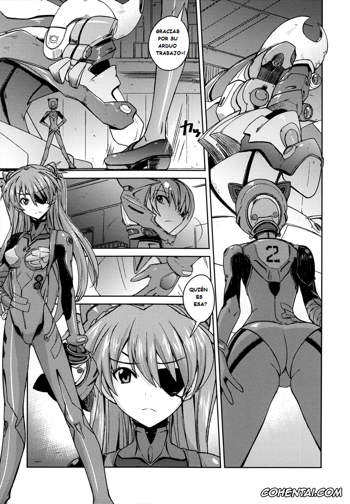 Neon Genesis Evangelion xxx, Asuka Langley Soryu xxx, Mari Illustrious Makinami xxx, Shinji Ikari xxx, Poyopacho AM (Neon Genesis Evangelion), pagina 4