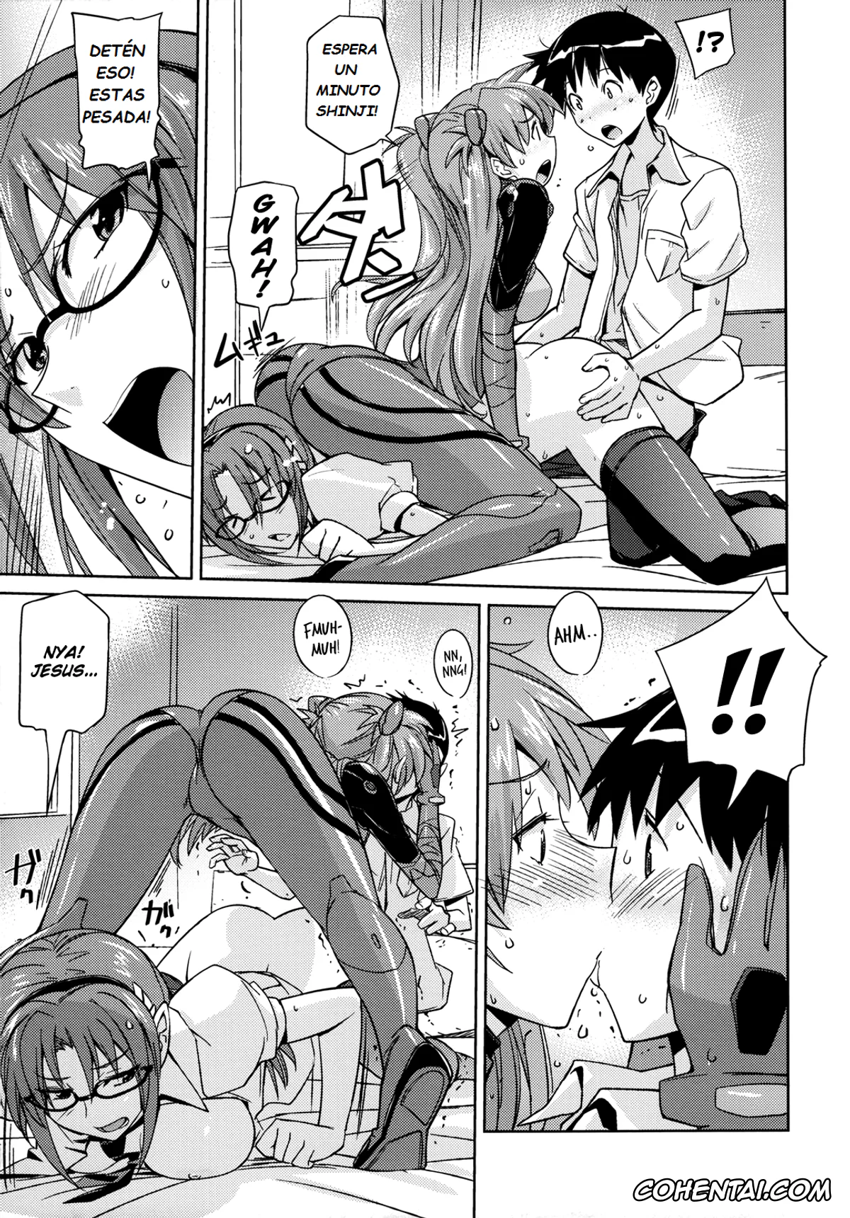 Neon Genesis Evangelion hentai, Asuka Langley Soryu hentai, Mari Illustrious Makinami hentai, Shinji Ikari hentai, Poyopacho AM (Neon Genesis Evangelion), pagina 12
